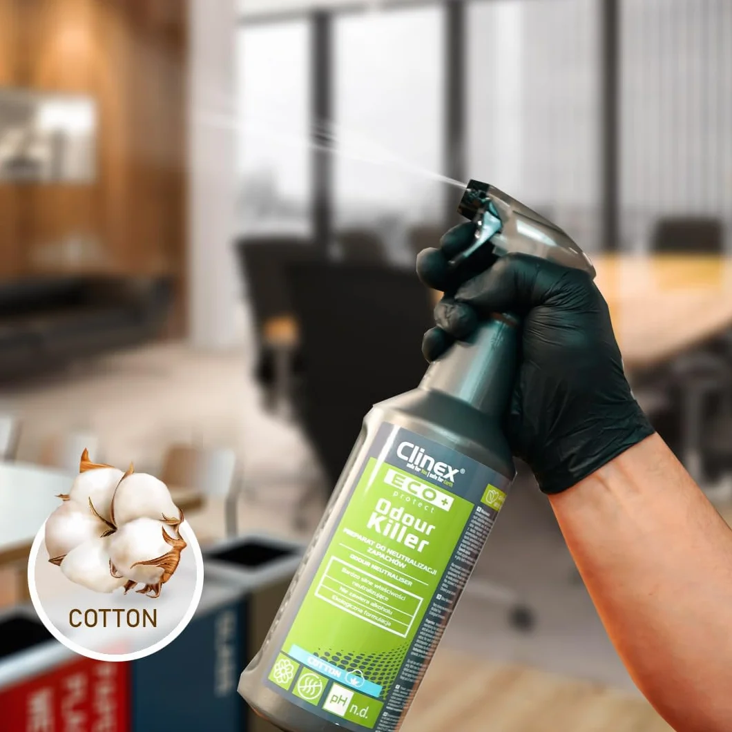 CLINEX Nano Protect Silver Odour Killer, bawełna, neutralizator zapachów, nieprzyjemne zapachy, świeży zapach, aktywne nanocząsteczki, neutralizator zapachów, uniwersalny, dla psa, kota, ekologiczny