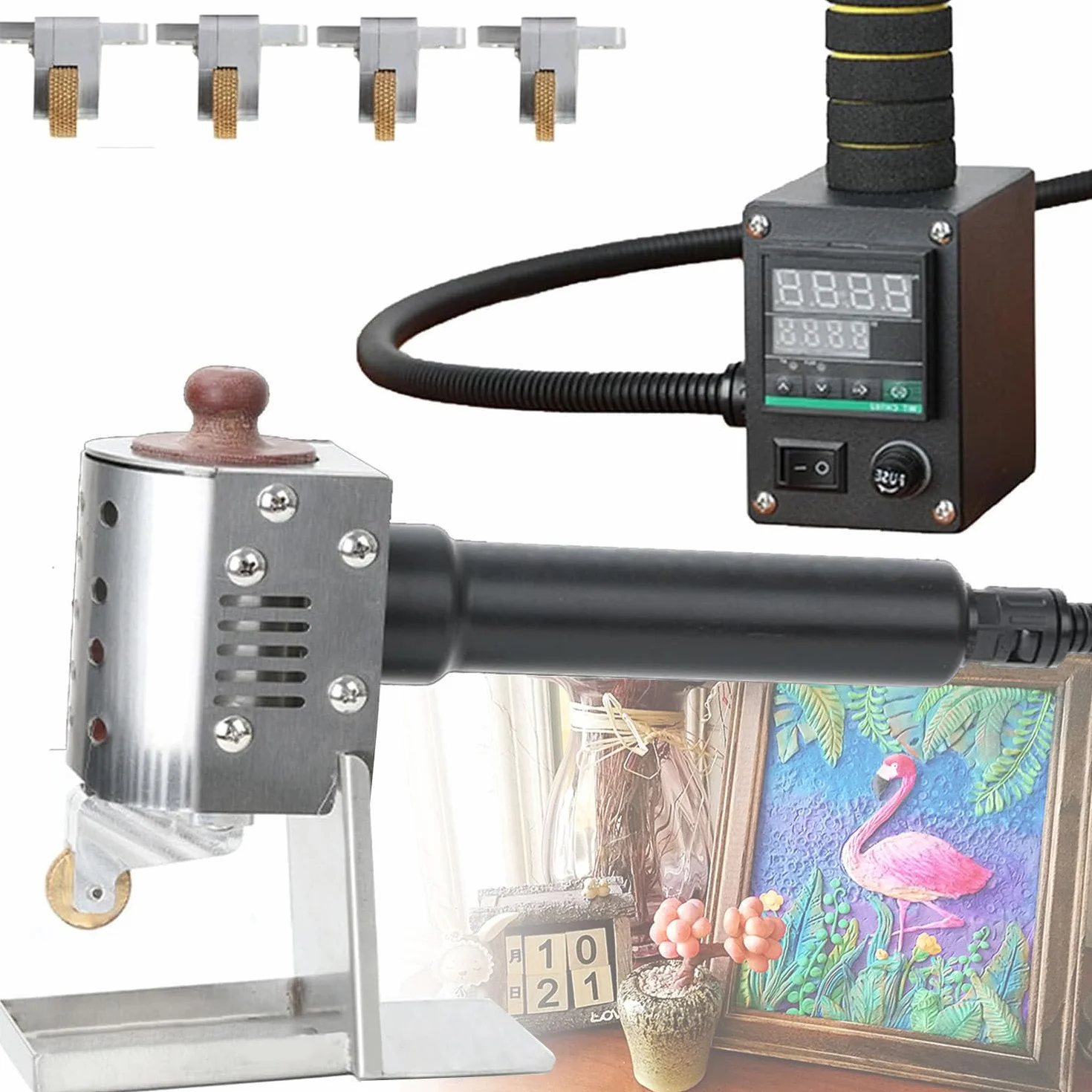 Pistolet do klejenia na gorąco 50 ml, ręczna maszyna do klejenia do toreb papierowych, pudełka na prezenty, skórzanego uszczelniania bagażu, uszczelniacz do pakowania