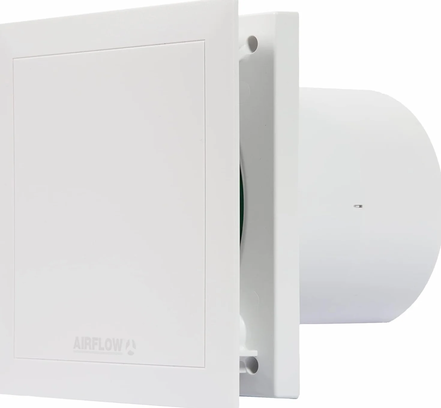 Airflow quietair 9000455 wentylator ścienny Silent Fan, 10 W, 230 V, biały, 150 mm
