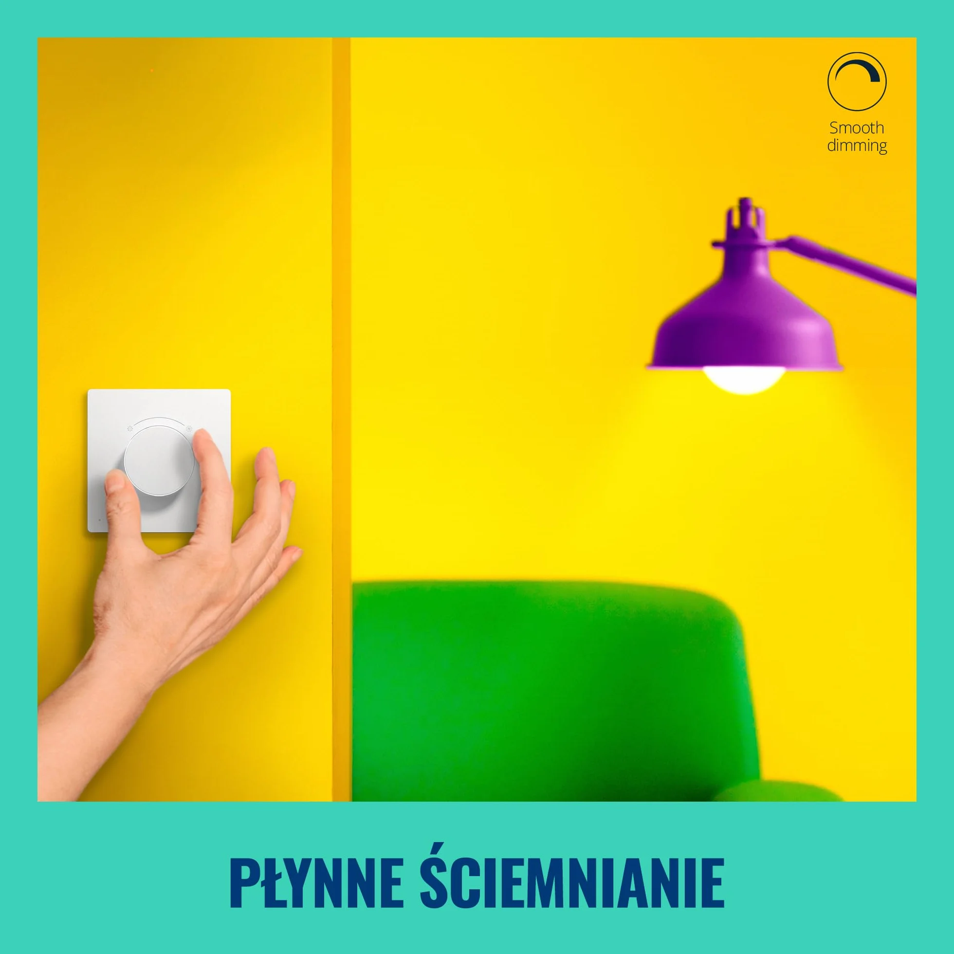 WiZ Inteligentny przełącznik pokrętłowy USB ściemnianie scenami sterowanie lampami Connected