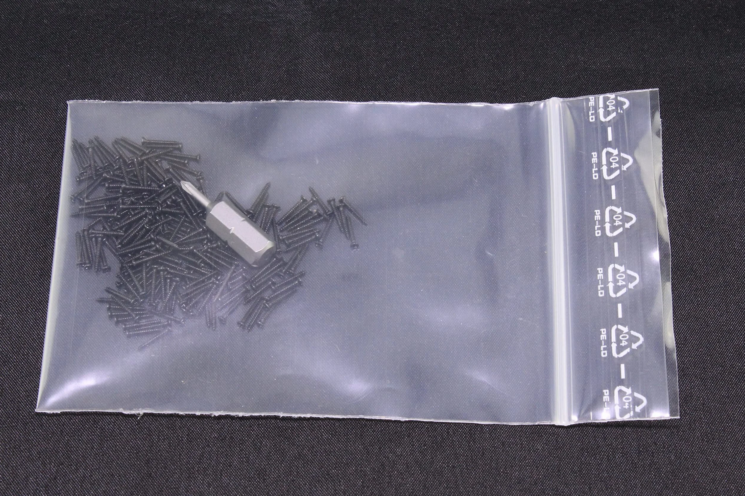 0006 Wkręty torowe Wkręty do drewna Krzyż 200 szt. 1,0 x 8 mm + WERA Bit H0 K
