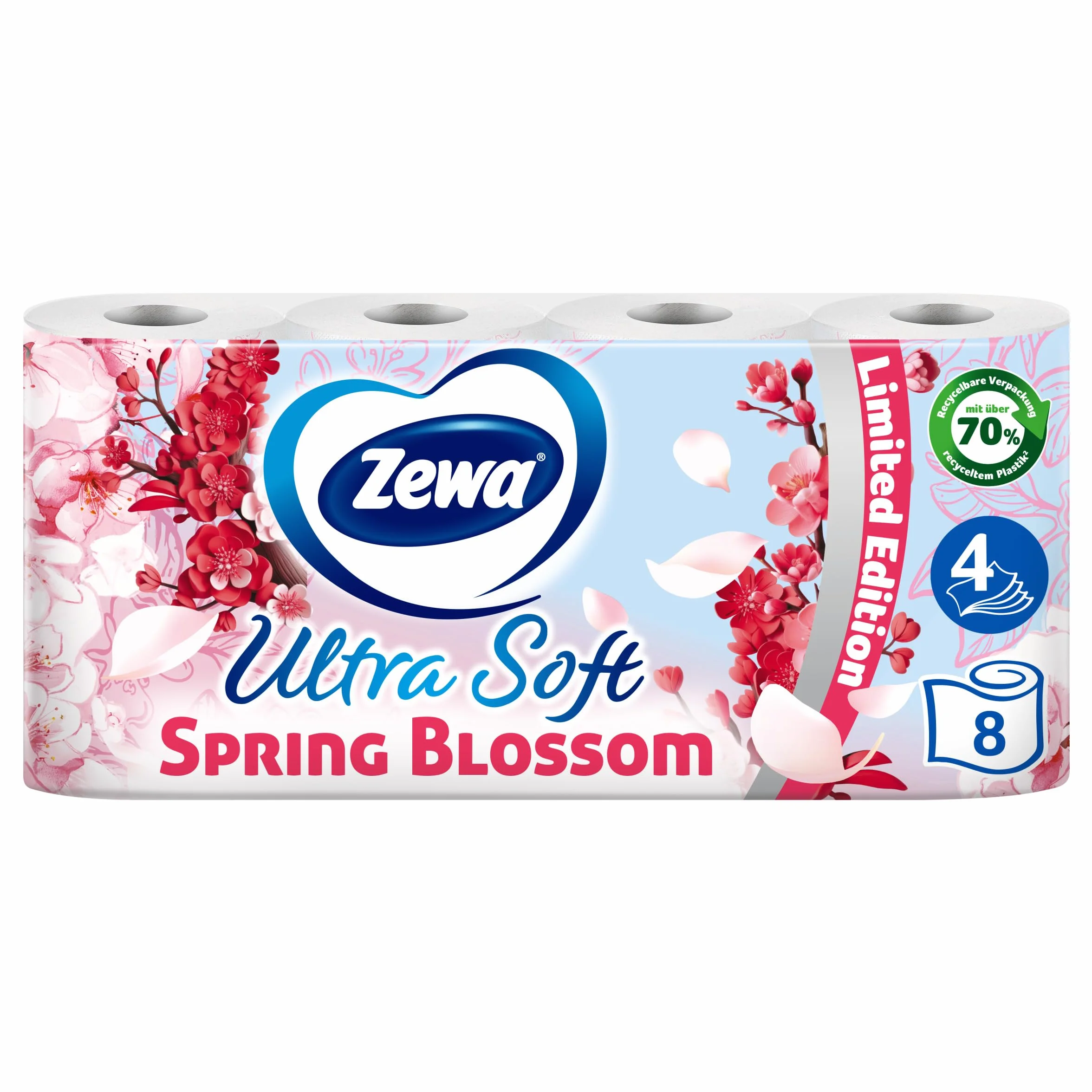Zewa Ultra Soft Limited Edition papier toaletowy, duże opakowanie, 3 x 16 rolek 39113 jasny, packaging may vary