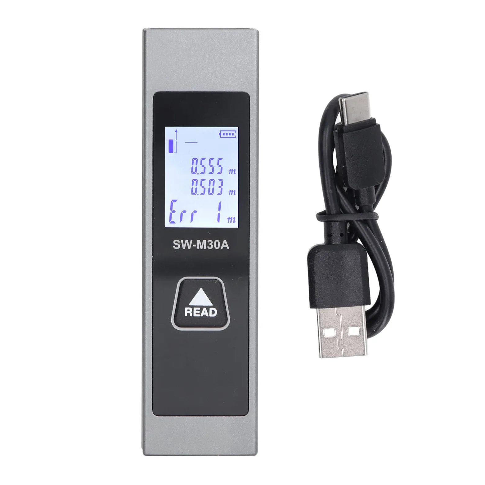 Dalmierz Laserowy, Przenośny Ręczny Dalmierz O Wysokiej Dokładności Z Kablem USB