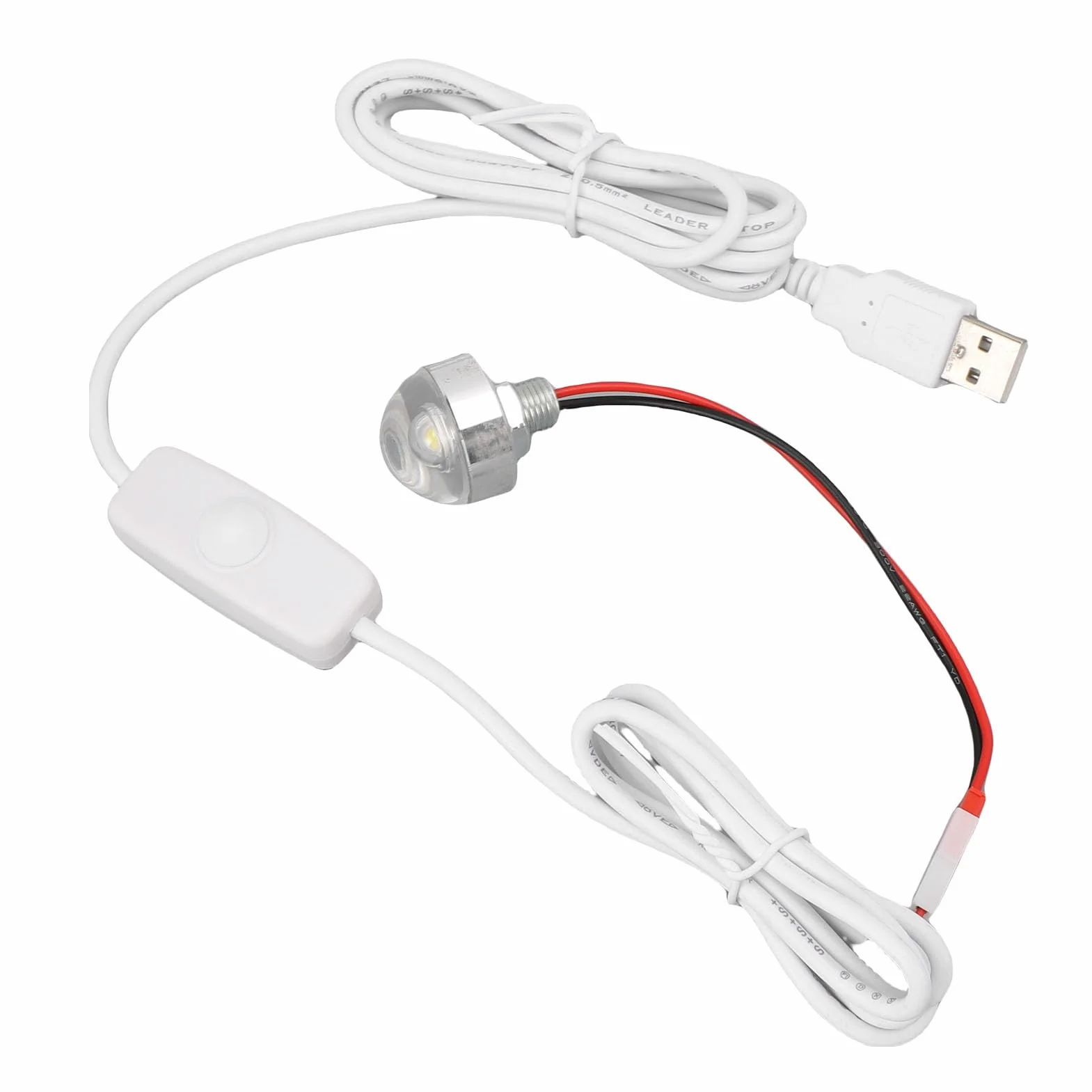 Cryfokt Mini Reflektor LED, Stała lub Oddychająca jasność światła Punktowego USB 5 V do Prezentacji Szafki na biżuterię