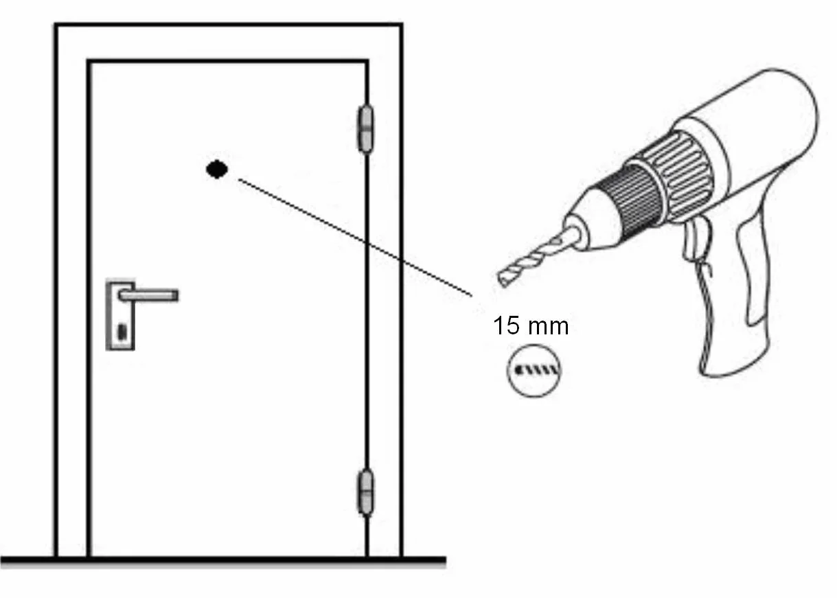 ABUS wizjer 2200 z osłoną, złoty, 04524