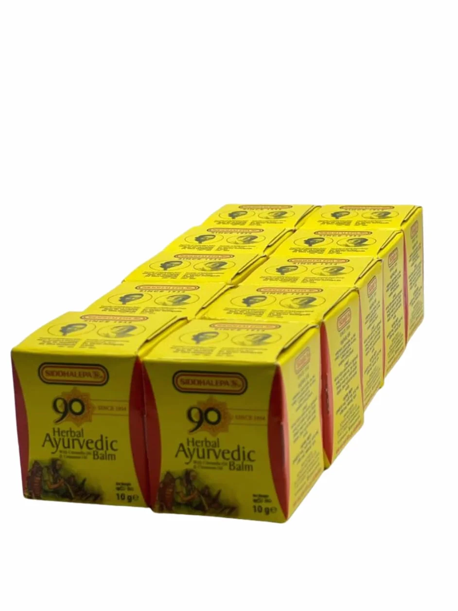 Siddhalepa Ayurvedic ziołowy balsam (10 g x 10 szt.)