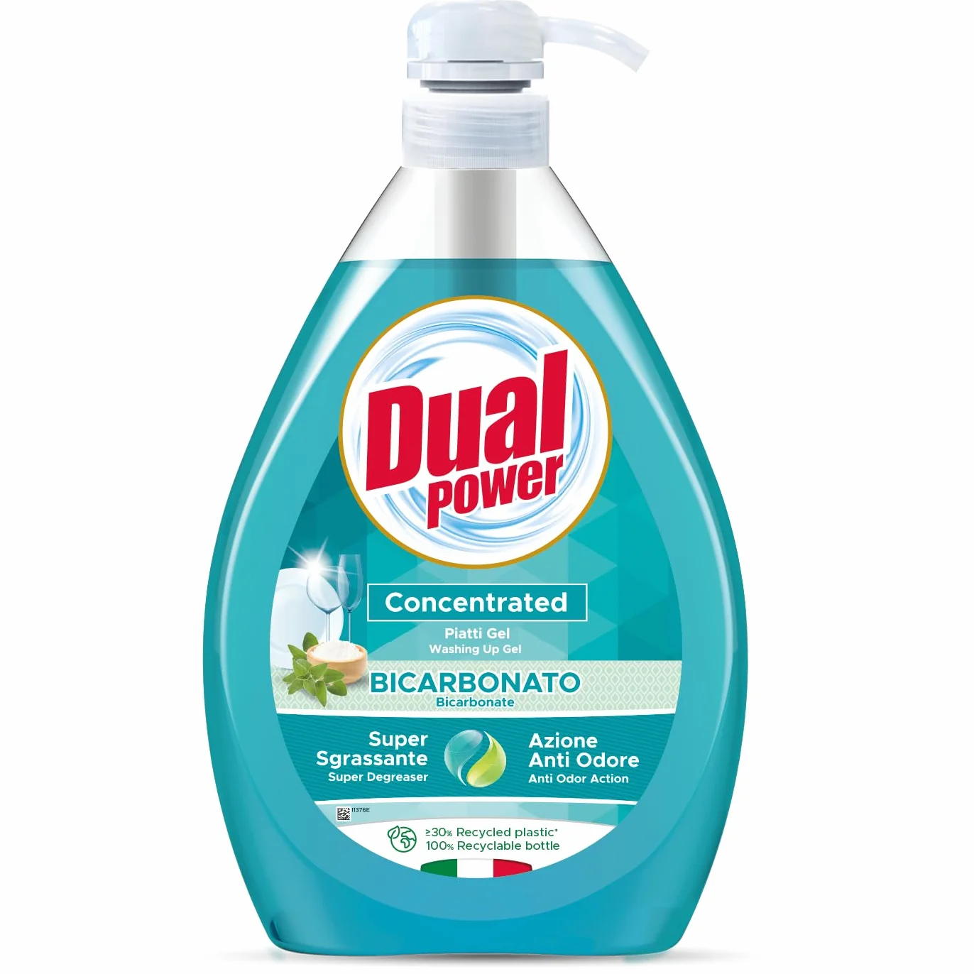 DUALPOWER Talerze żelowe, 1 l, sałwia i węgiel drzewny