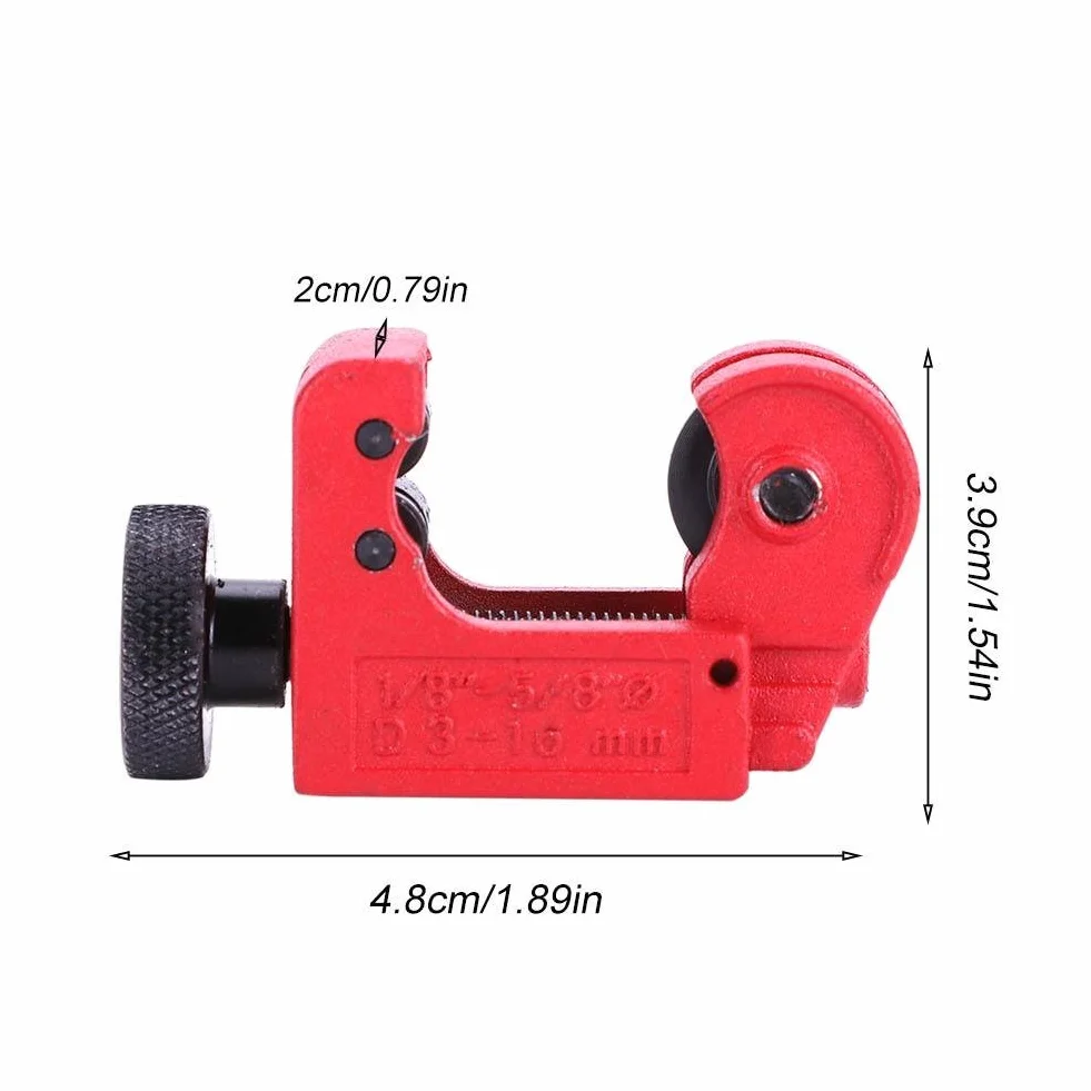 Mini regulowany obcinak do rur 3~16 mm narzędzie tnące maszyna do cięcia rur miedź mosiądz pcv plastikowe i rury aluminiowe