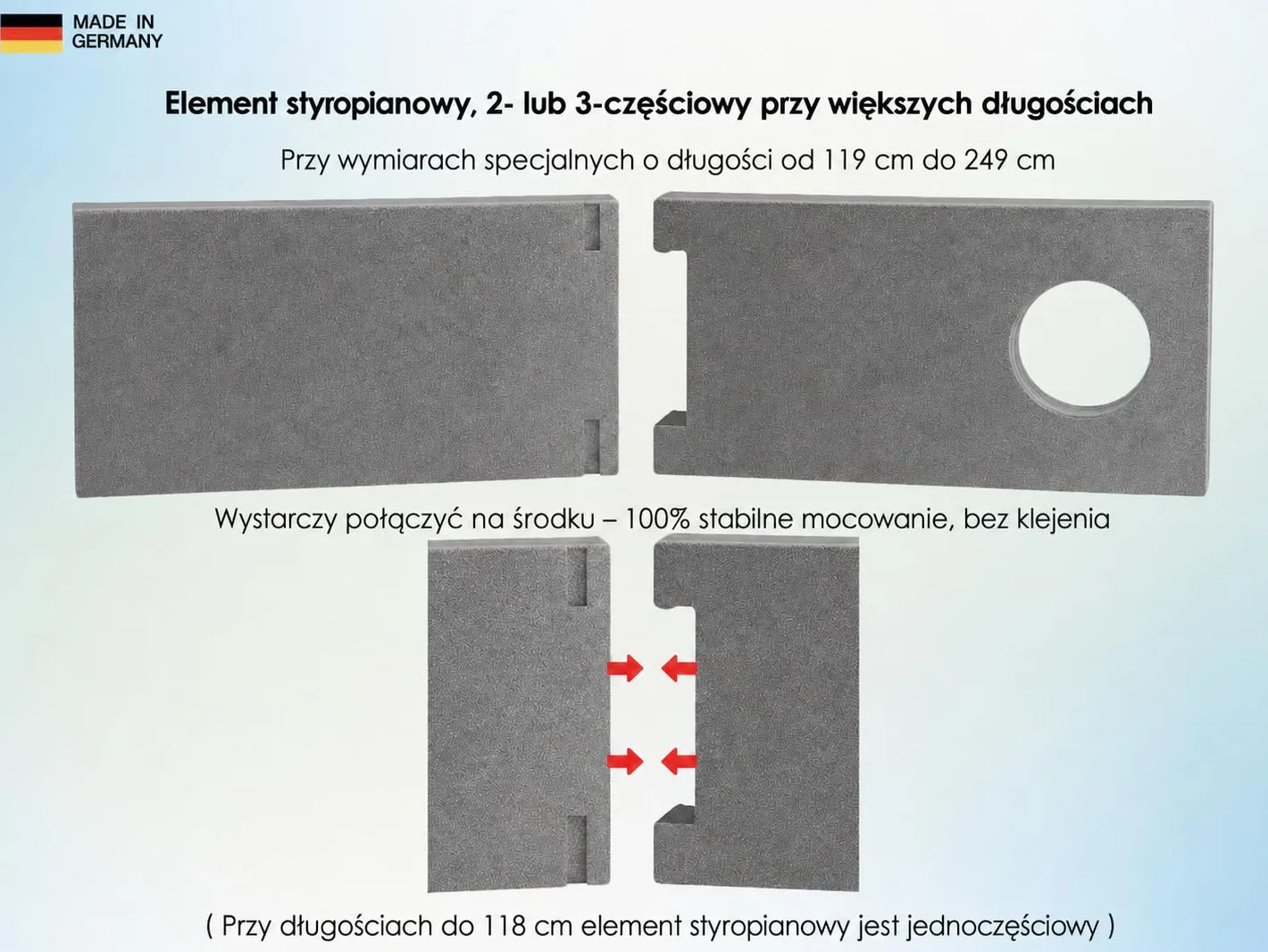 Uszczelka okienna 30–249 cm do klimatyzatora przenośnego i suszarki wywiewowej, także do drzwi – szybki montaż bez wiercenia/klejenia – uszczelka do klimatyzatorów [81 cm]