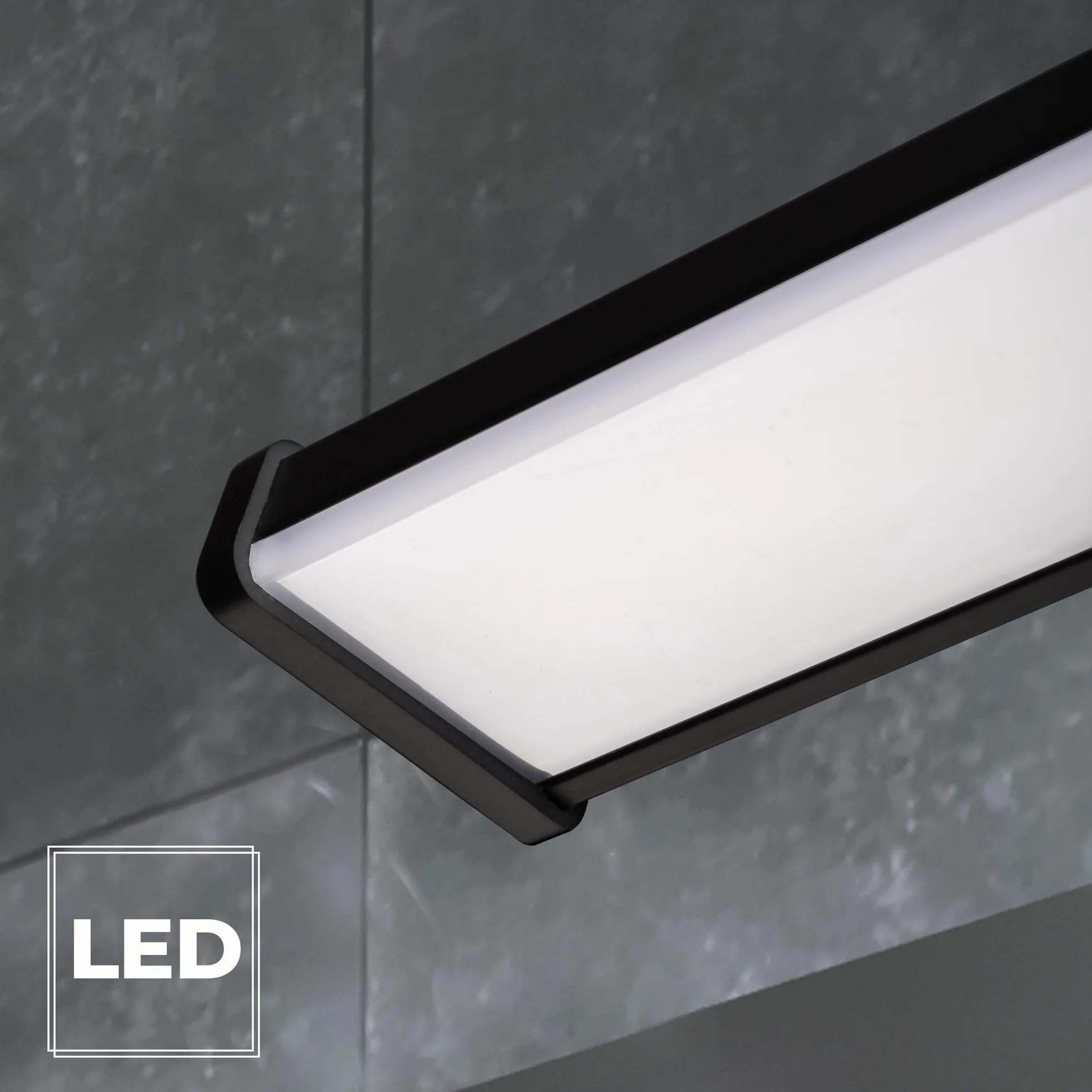 Lampa łazienkowa LL WALL LAMP 15W czarna kinkiet nad lustro 80cm IP44 LED
