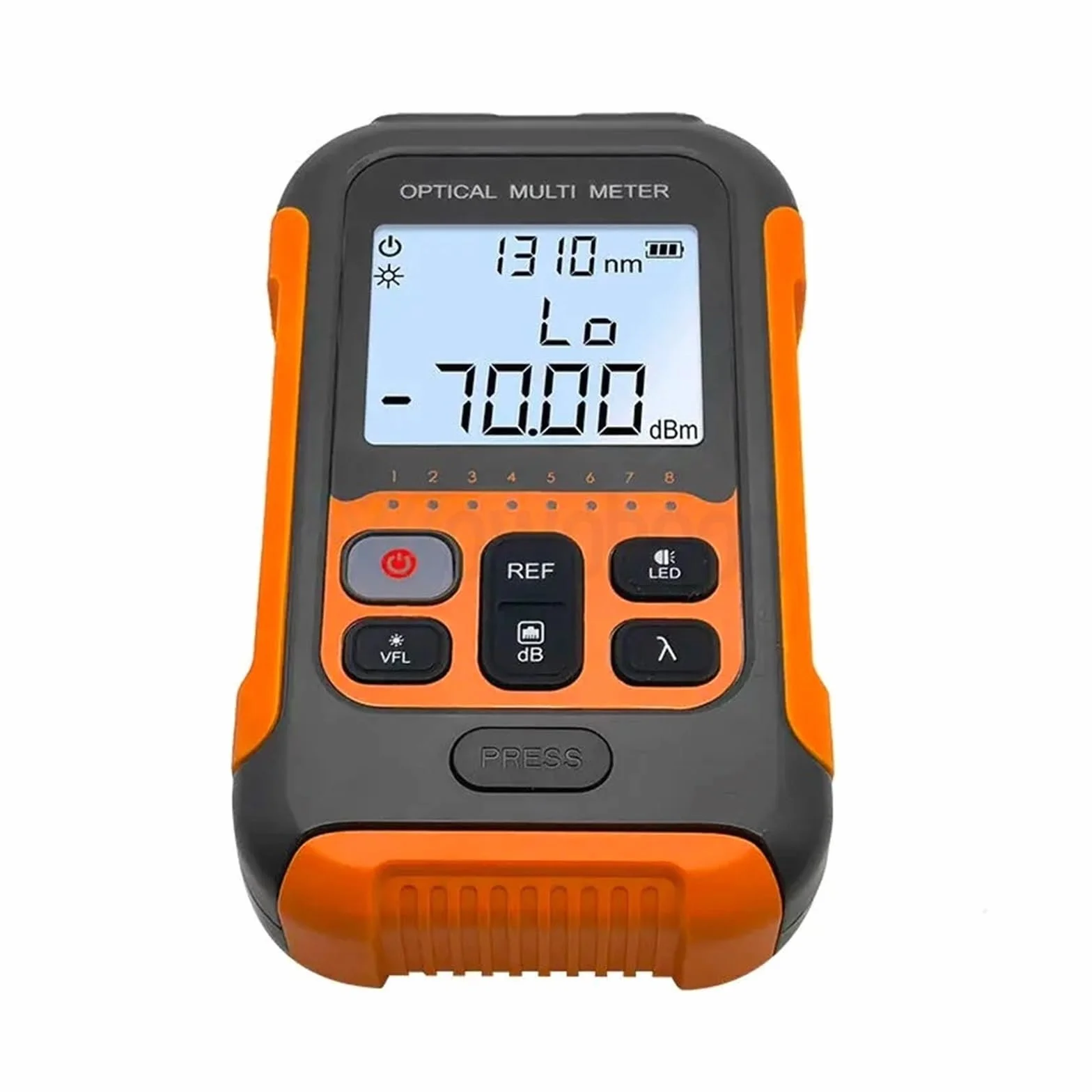 Dostosowany Mini Miernik Mocy Optycznej 4 W 1, Wizualny Lokalizator Uszkodzeń, Tester Kabli Sieciowych, Światło LED OPM VFL 10/20/30/50MW Profesjonalne narzędzie dla elektryków(30MW)