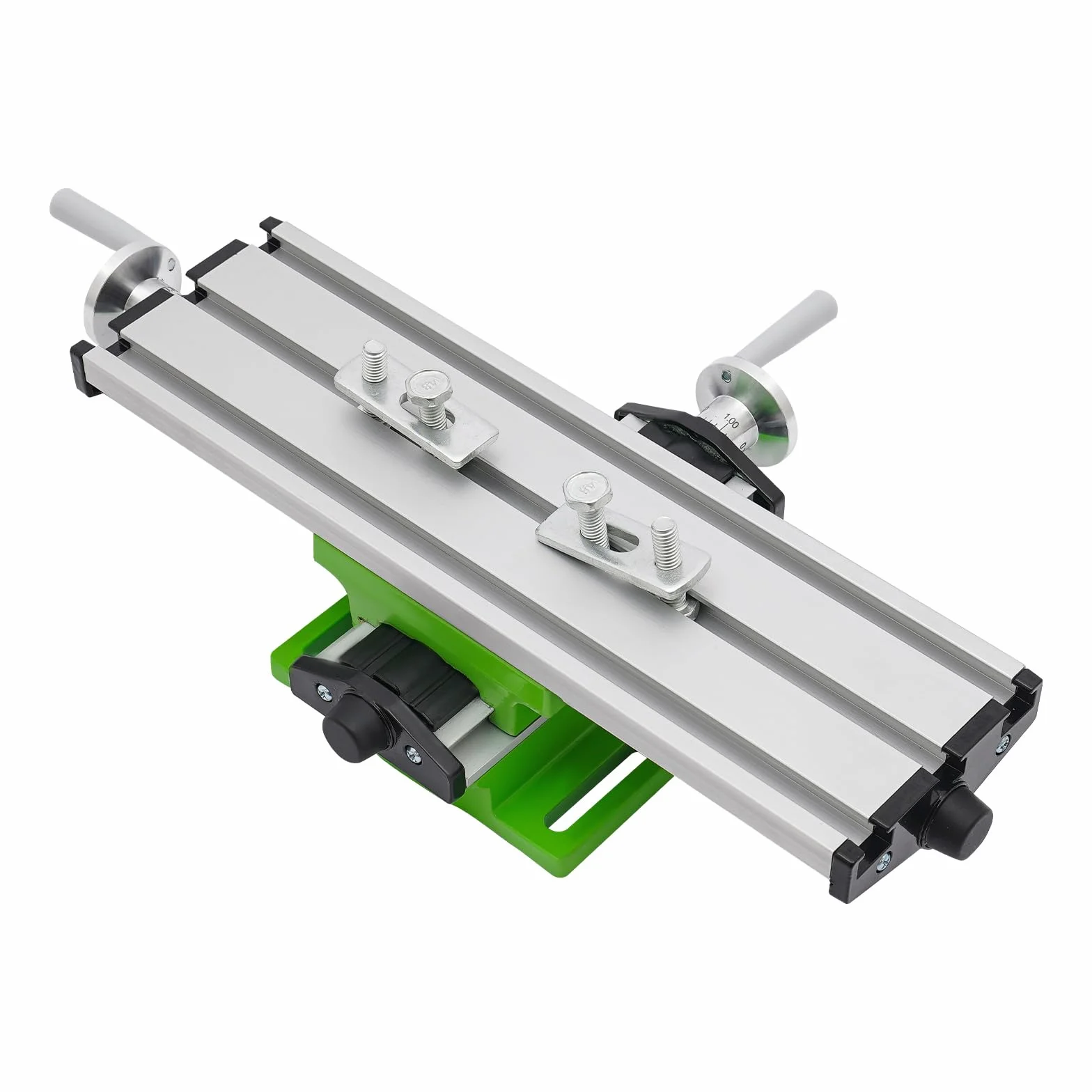 Stół frezarski, stół krzyżowy, stół krzyżowy, wielofunkcyjny stół roboczy ze skalą, trzy sanki, stół przesuwny X-Y regulowany, frezarka metalowa do wiertarki stołowej, uchwyt wiertarki