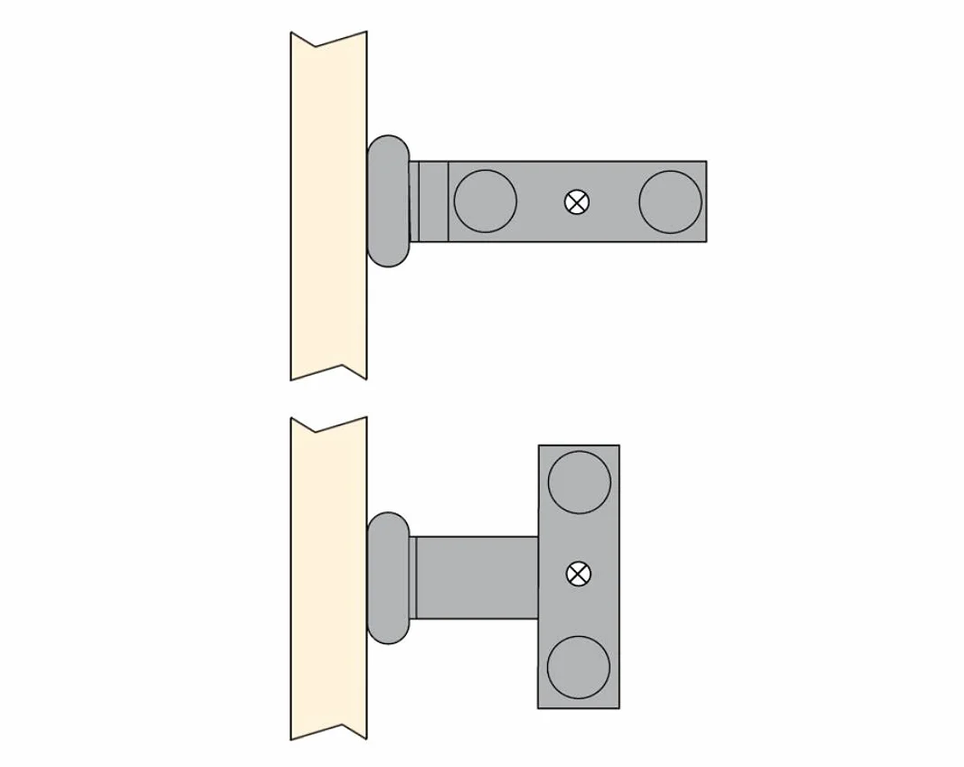 Emuca - Wysuwany wieszak na ręczniki, 3 ramiona, 440 mm, aluminium, matowy anodowany