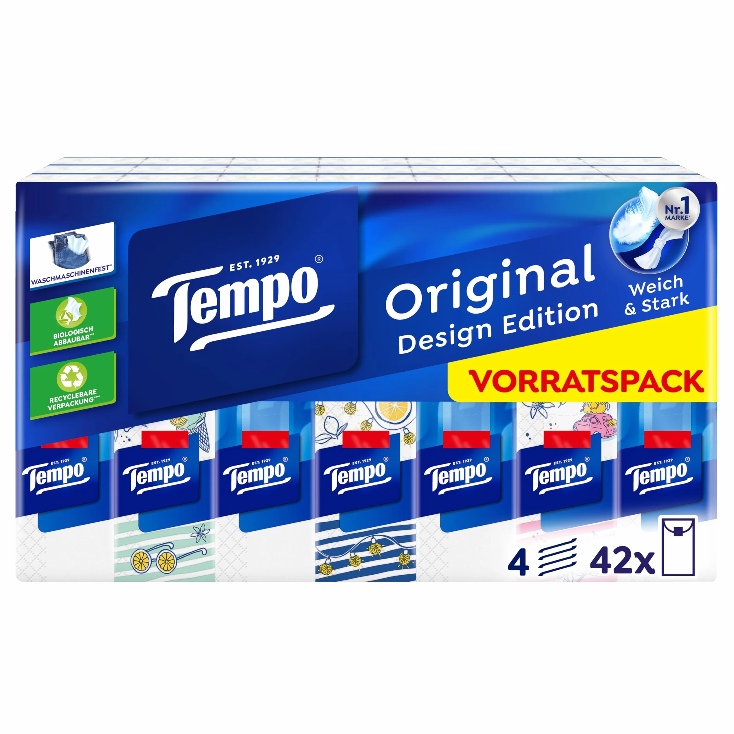 Chusteczka Tempo klasyczne chusteczki do nosa