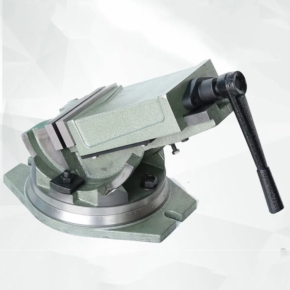 Imadło precyzyjne imadło maszynowe, 10 cm, obracane o 360°, stalowe, napięcie 196 kN