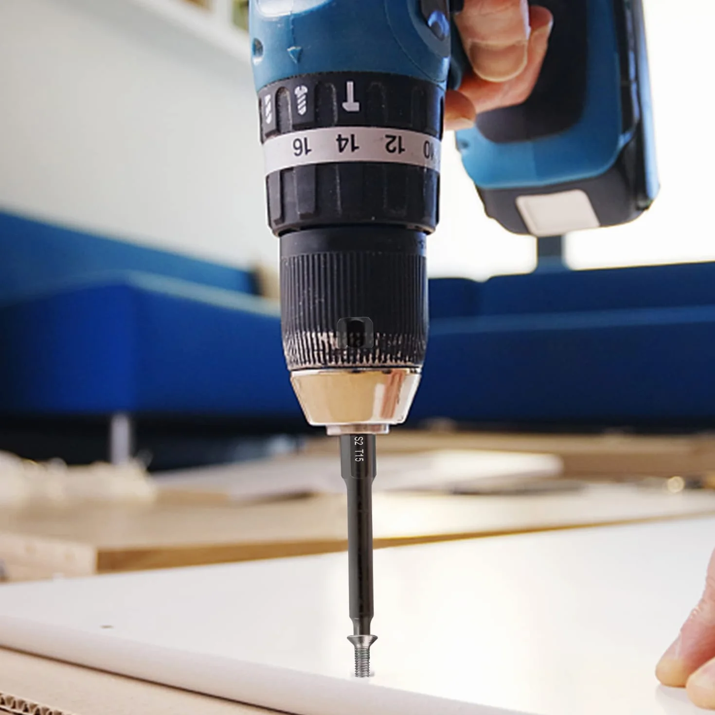 DAKCOS T6 - T40 zestaw bitów Torx odporny na manipulacje, 11-częściowy zestaw bitów Security Star, długość 100 mm, stal stopowa Premium S2
