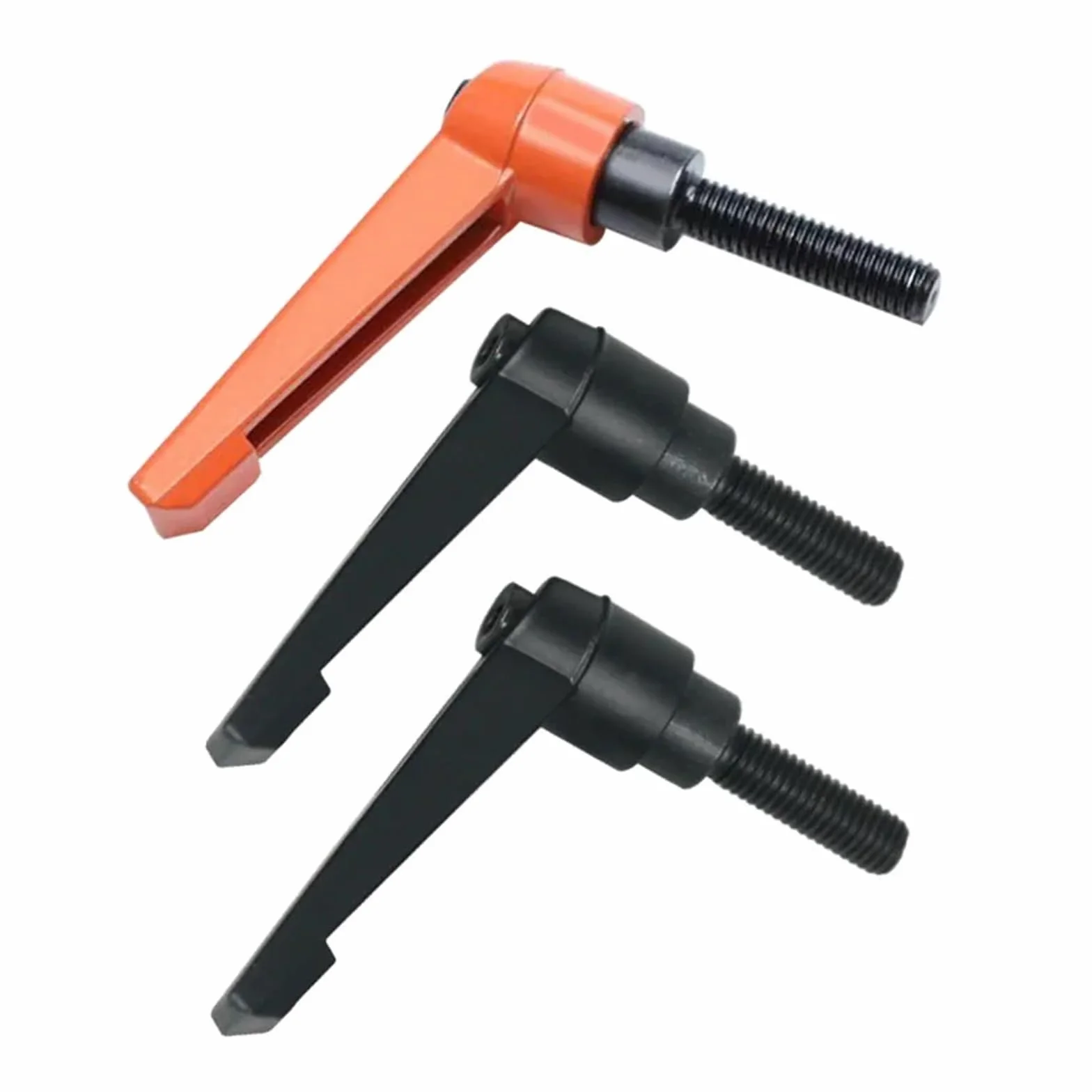 Dźwignia zaciskowa ze stali stopowej M4-M12 | Regulowana dźwignia zaciskowa do wyposażenia maszyn z bezpiecznym mechanizmem blokującym(Black,M10x70)