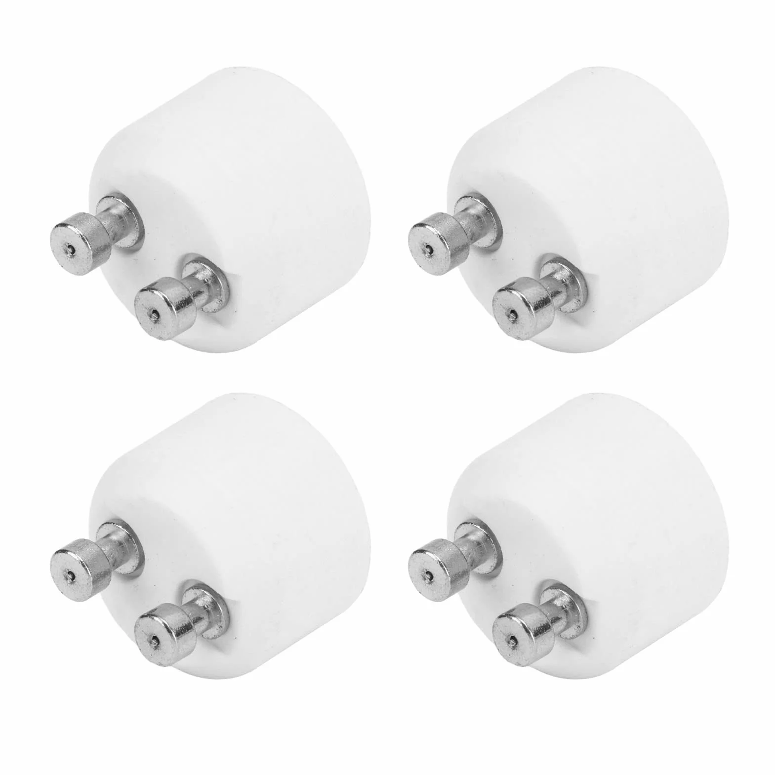 Alomejor 4 szt. GU10 na MR16 adapter cokołu odporna na wysokie temperatury oprawka lampy konwerter do lampy halogenowej LED