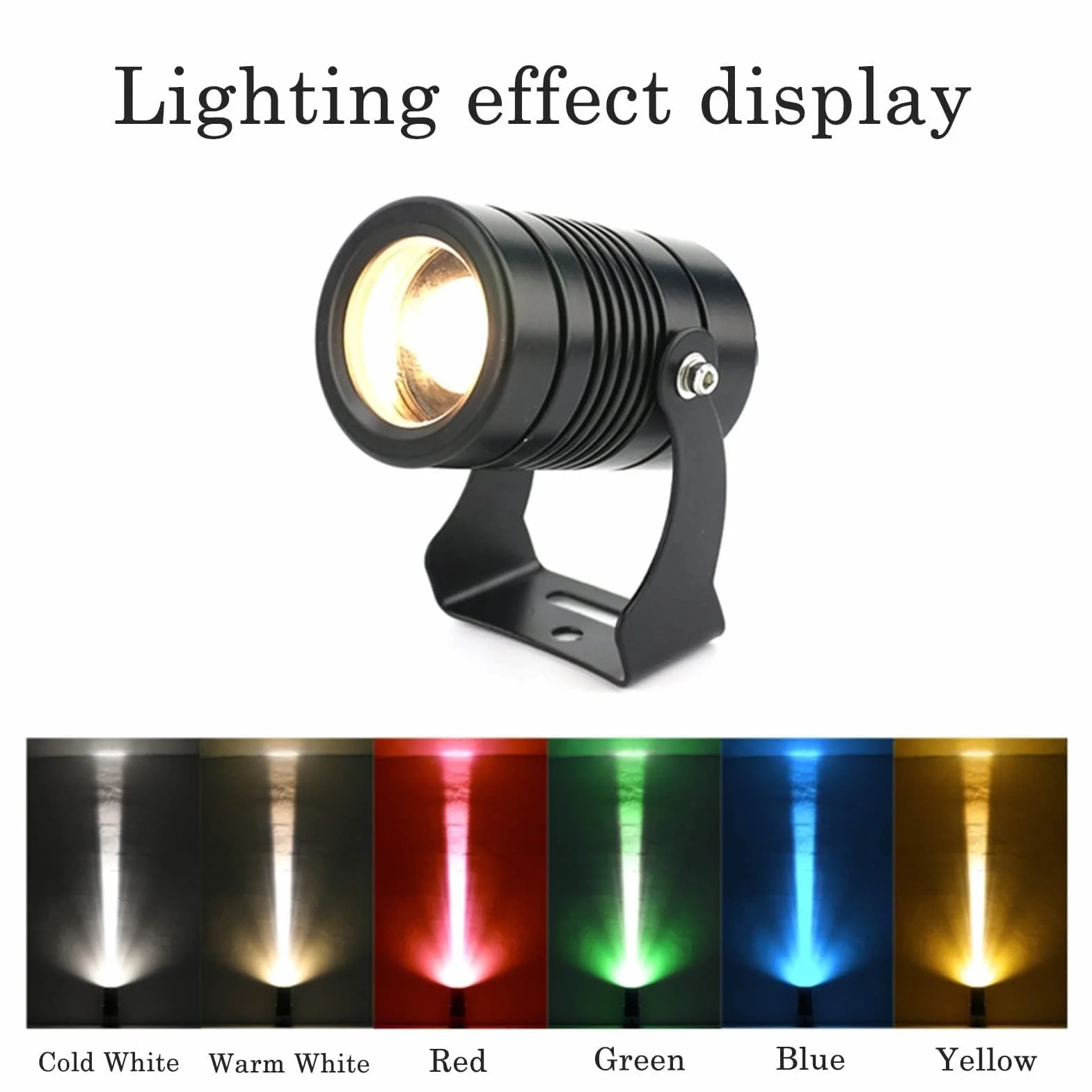Reflektor podłogowy - Zewnętrzne reflektory LED, wąski reflektor wiązkowy IP67, reflektor wiązkowy LED, zewnętrzny projektor ścienny, reflektor do zdalnego oświetlenia zewnętrznego(ciepły biały 300