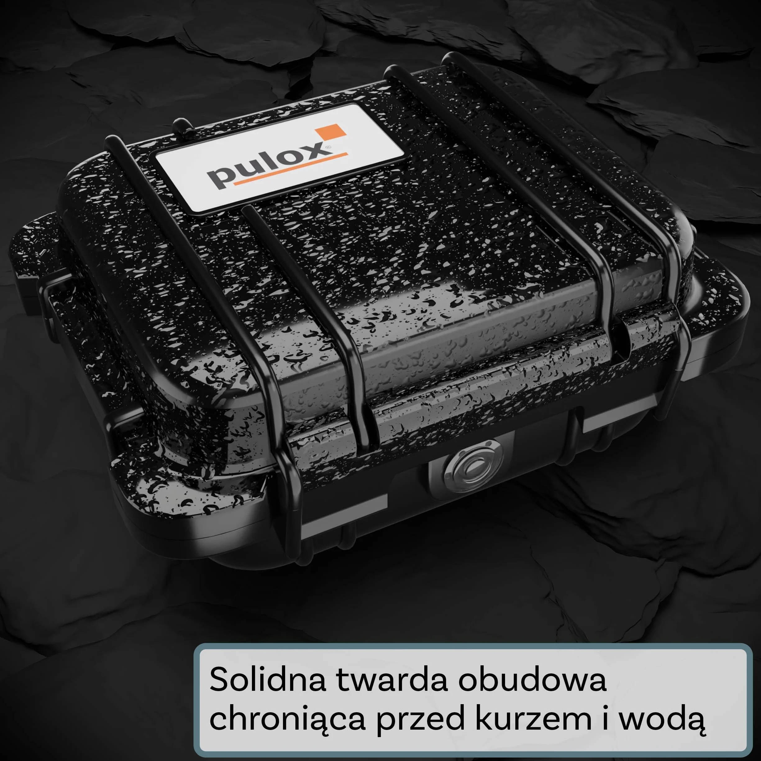 PuloX PO-200 Pulsoksymetr z Zestawem Akcesorii, Niebieski/Biały