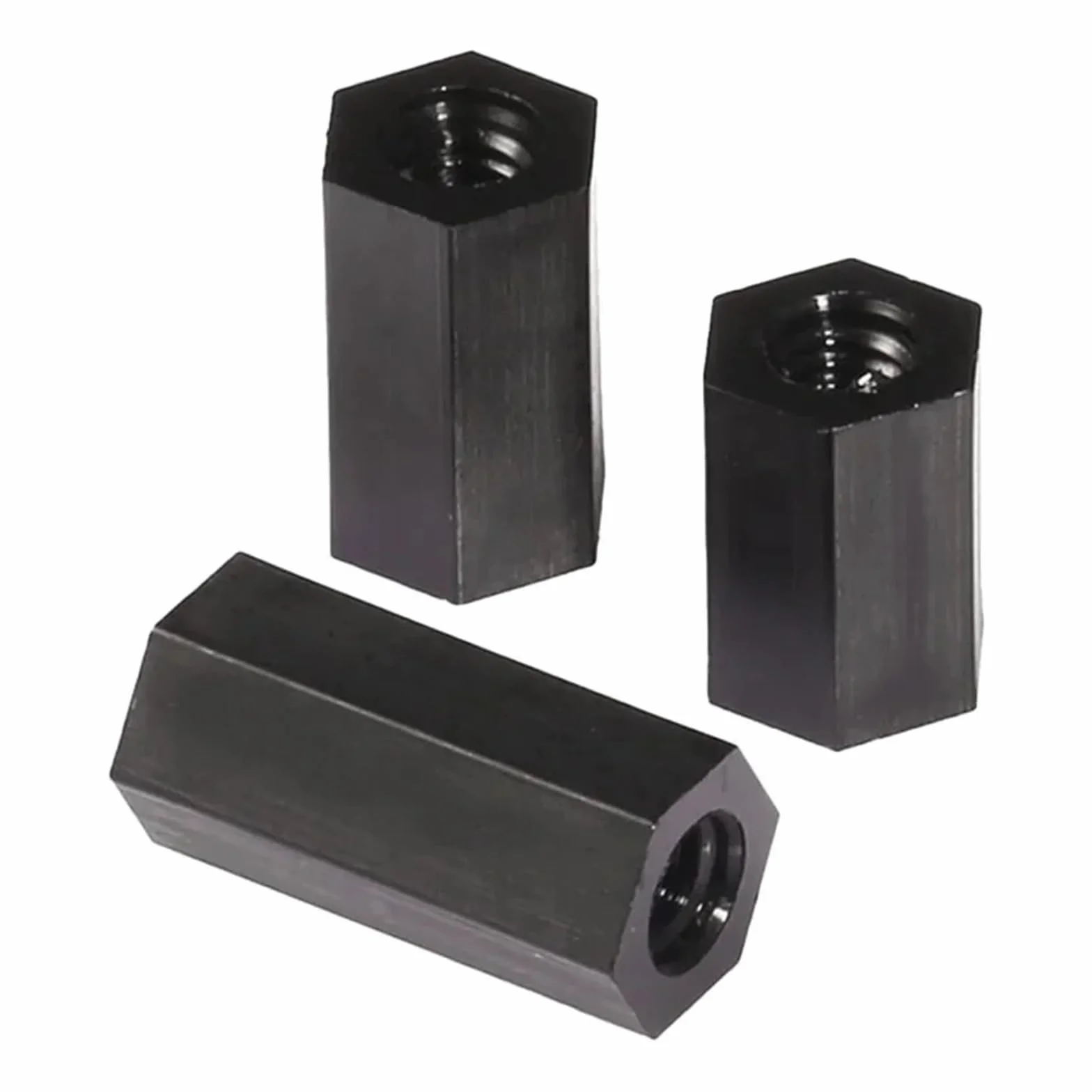 10-100 Szt. M4 Czarny Nylonowy Sześciokątny Element Dystansowy Do Płyty Głównej Filar Śruba Żeńsko-żeńska Śruby NYLON66(M4X35mm-100pcs)