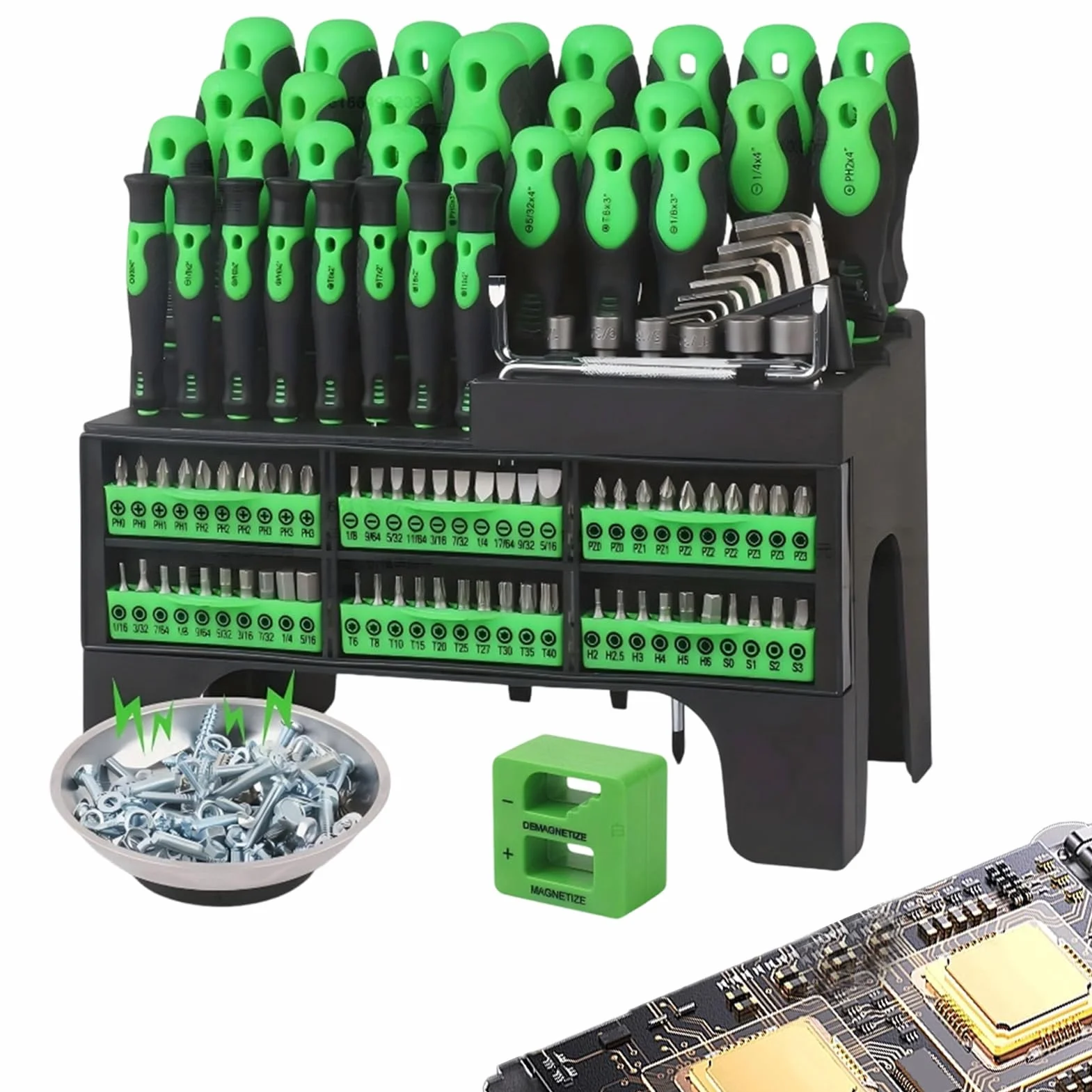 Magnetic Screwdriver Magnetyczne Końcówki Narzędzie Do Napraw Ręcznych | Komplet Narzędzi Z Etui Do Obsługi Zegarków Okularów Urządzeń Samochodów Domu Elektroniki Komputerów