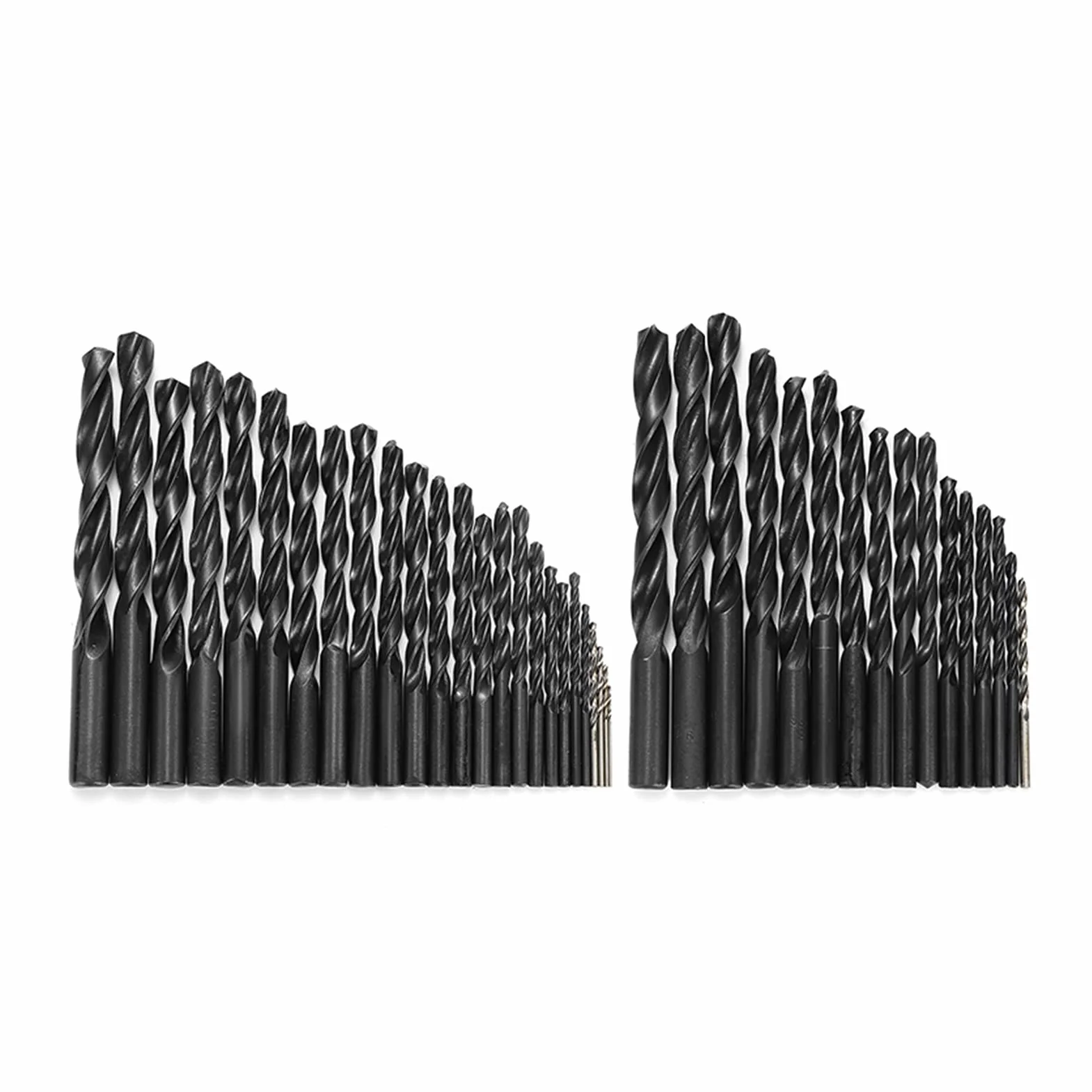 Zestawy wierteł 19/25 sztuk/zestaw 1-13 mm HSS 118 stopni Pęknięcie Wiertło kręte, z metalowym pudełkiem do przechowywania, do wiercenia w stali i żeliwie (kolor: 25 sztuk) (25 sztuk)