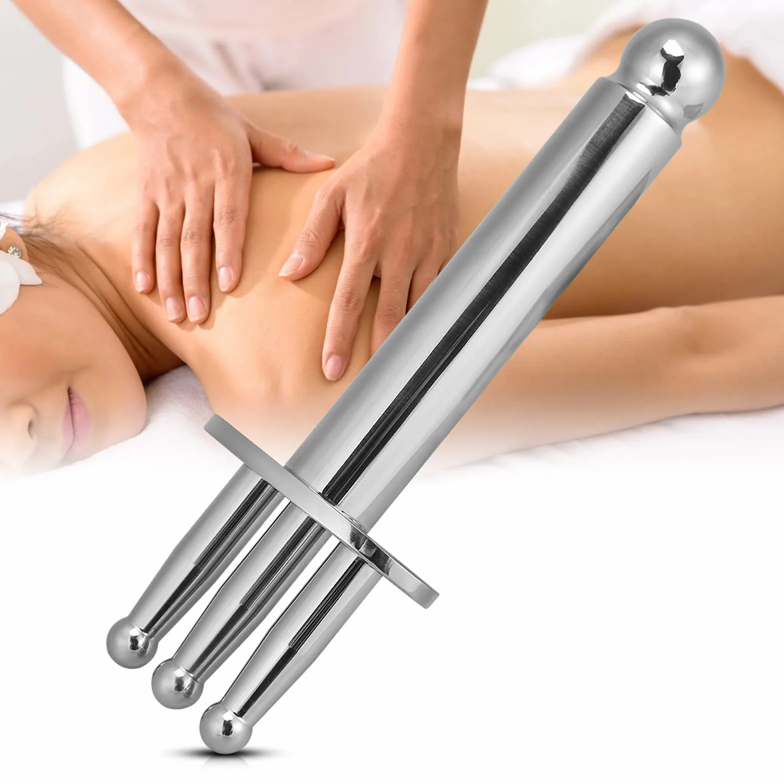 Kod emocji magnesMagnetoterapia Pen Stick Magnetoterapia Pióro do masażu, Kod emocji Magnes Kod emocji Magnesy Stick Fork Meridian 3 Forks Magnetoterapia Kwas Wyładowanie Stick 3