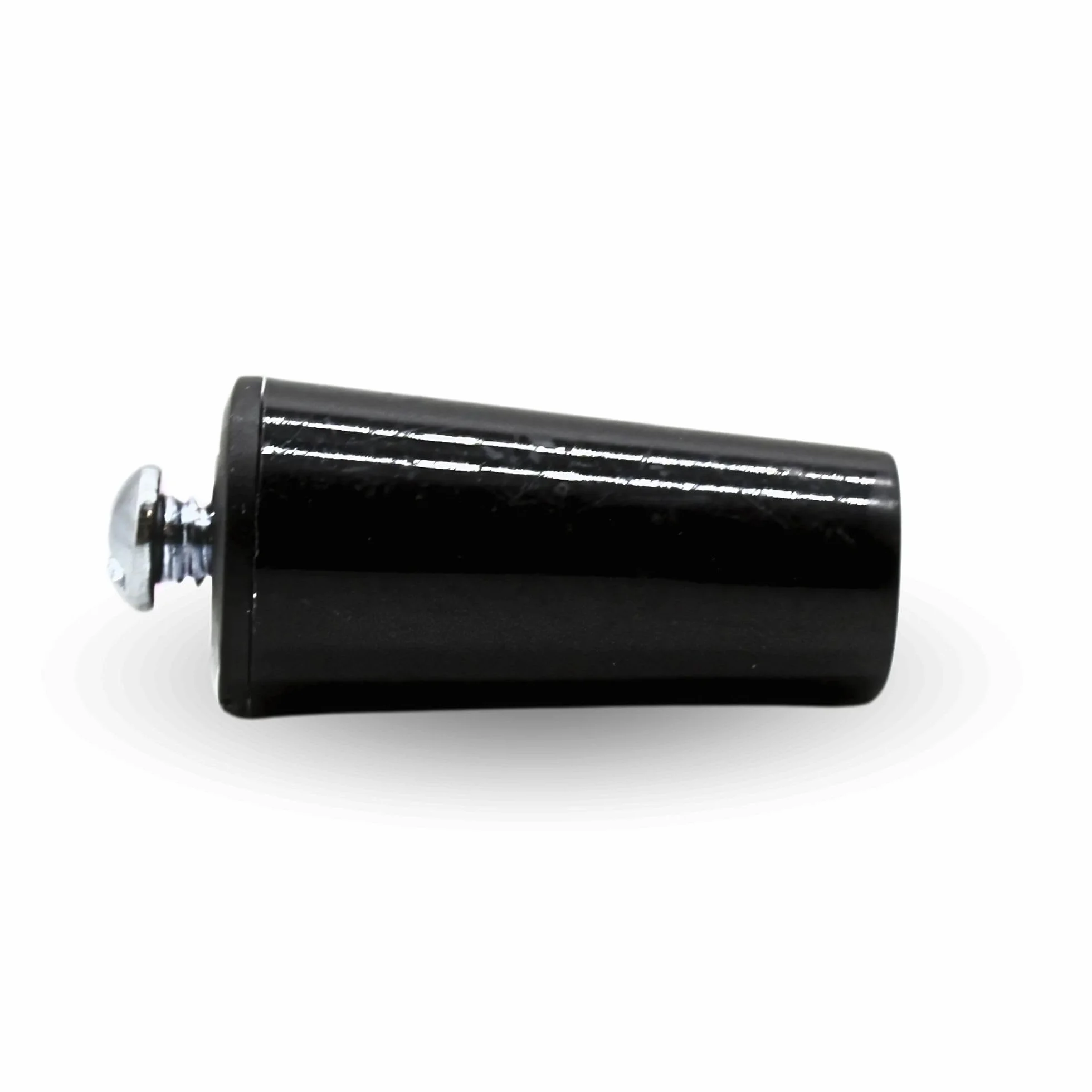 DOJA Barcelona | Uchwyty do rolet | 8 sztuk | Czarny ogranicznik rolet | Zatrzaski | 40 mm | PVC | Rolety okienne | Akcesoria Części zamienne do rolet