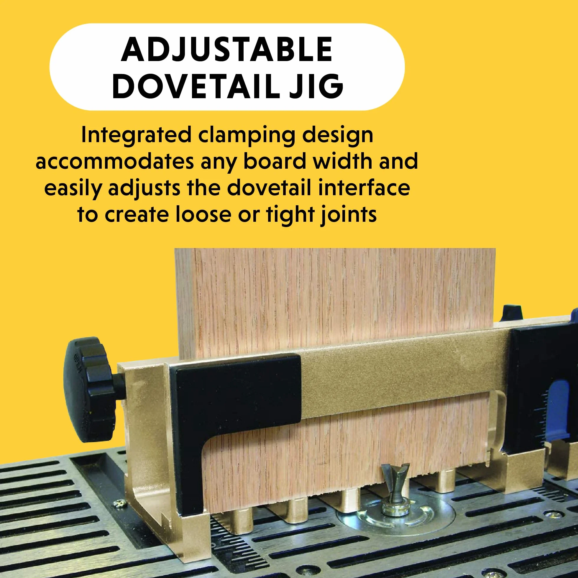 Mnixy Pro Dovetailer 2 Jig na jaskółczy ogon (861), złoty