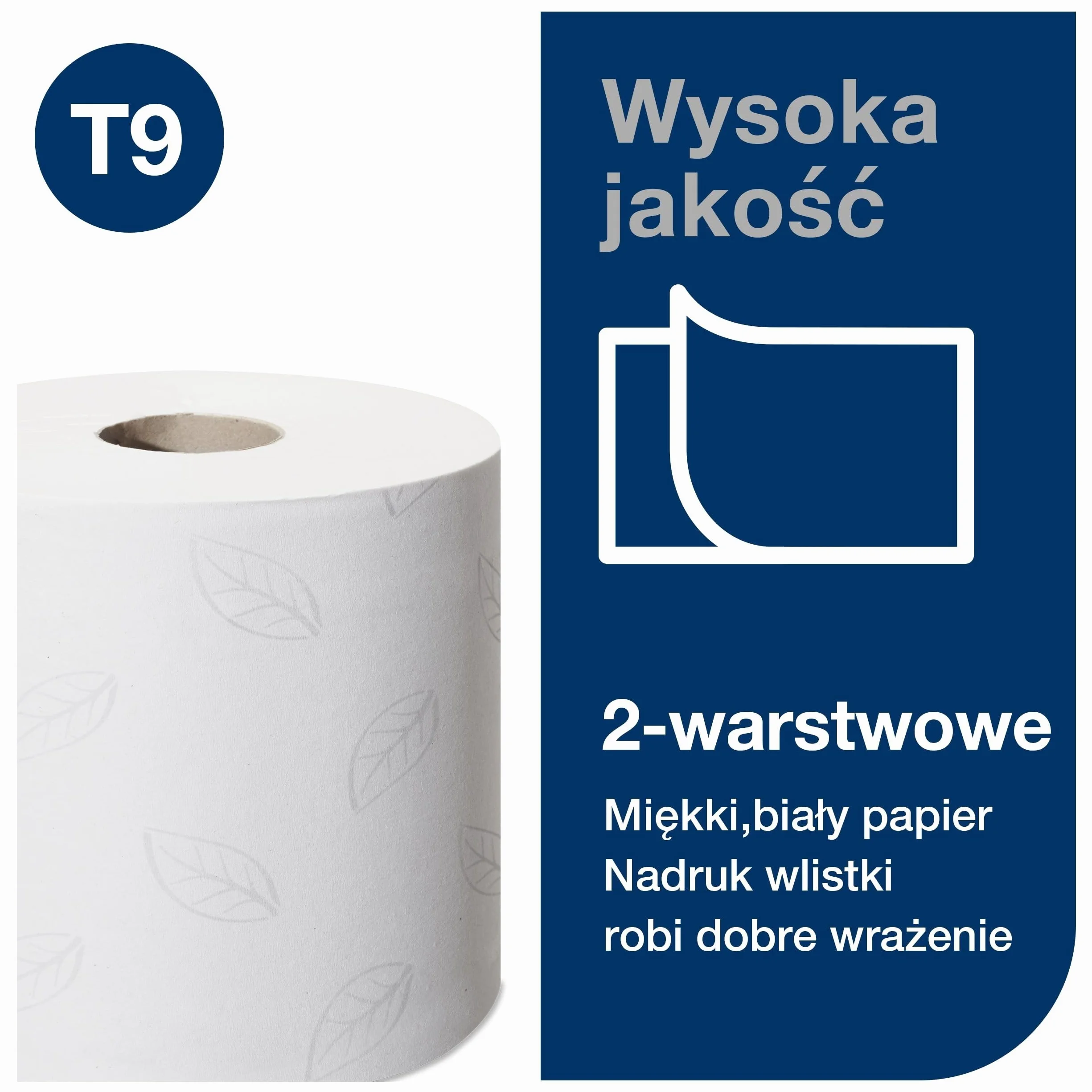 Tork AAT301 Smart One mini rolka toaletowa, 2-warstwowa, biała (opakowanie 12 szt.)