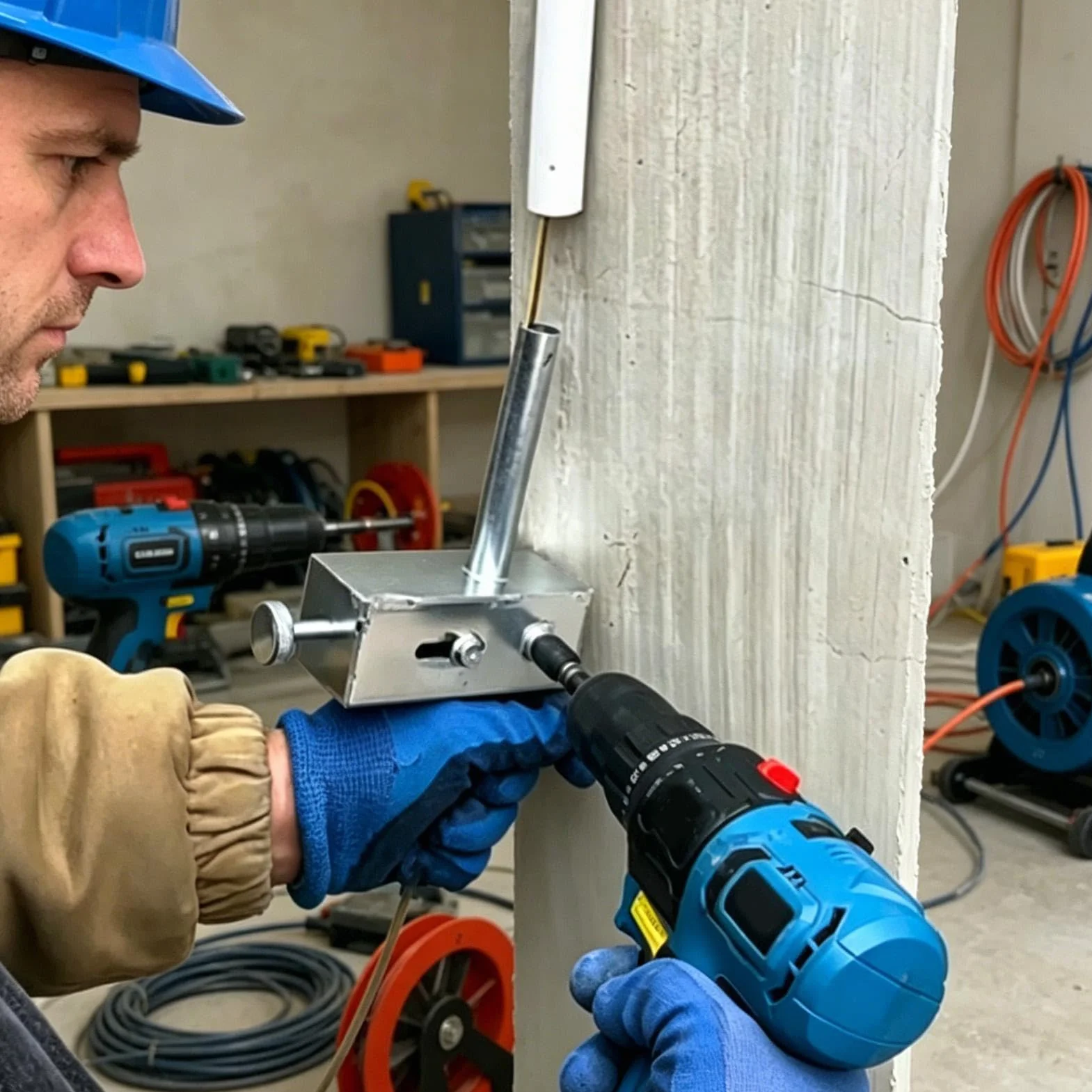 Przeciągarka do przewodów z 15 m taśmą do przeciągania przewodów wytrzymałą | Automatyczne narzędzie do wciągania drutów dla elektryków hydraulików techników na budowę instalacji rur i
