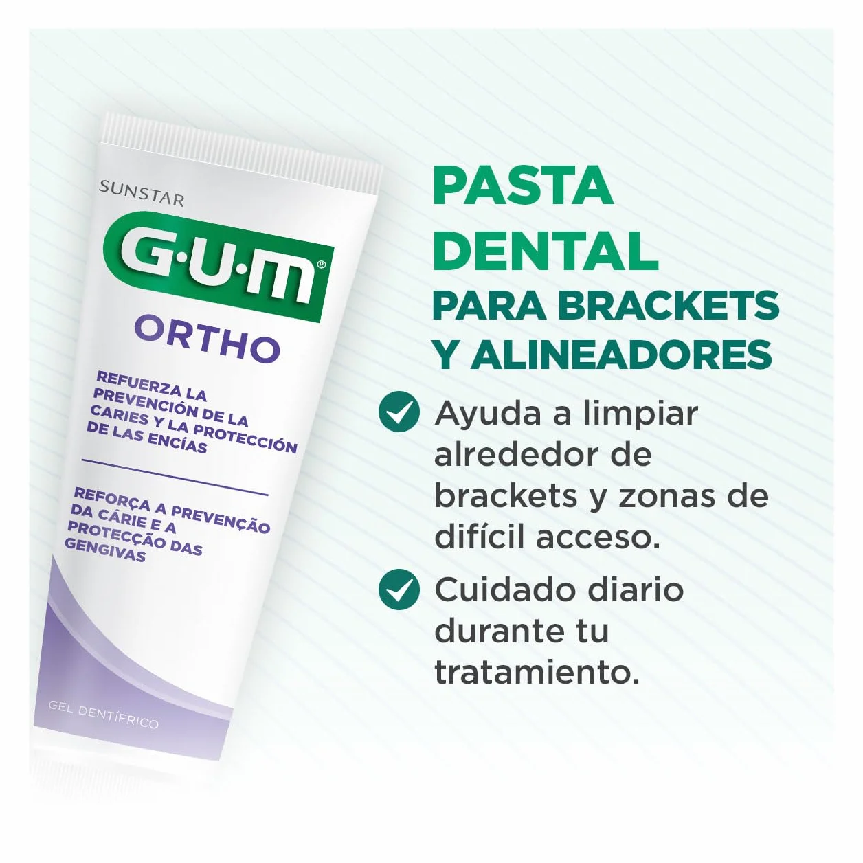 Gum ortho dentyfrico 75 ml
