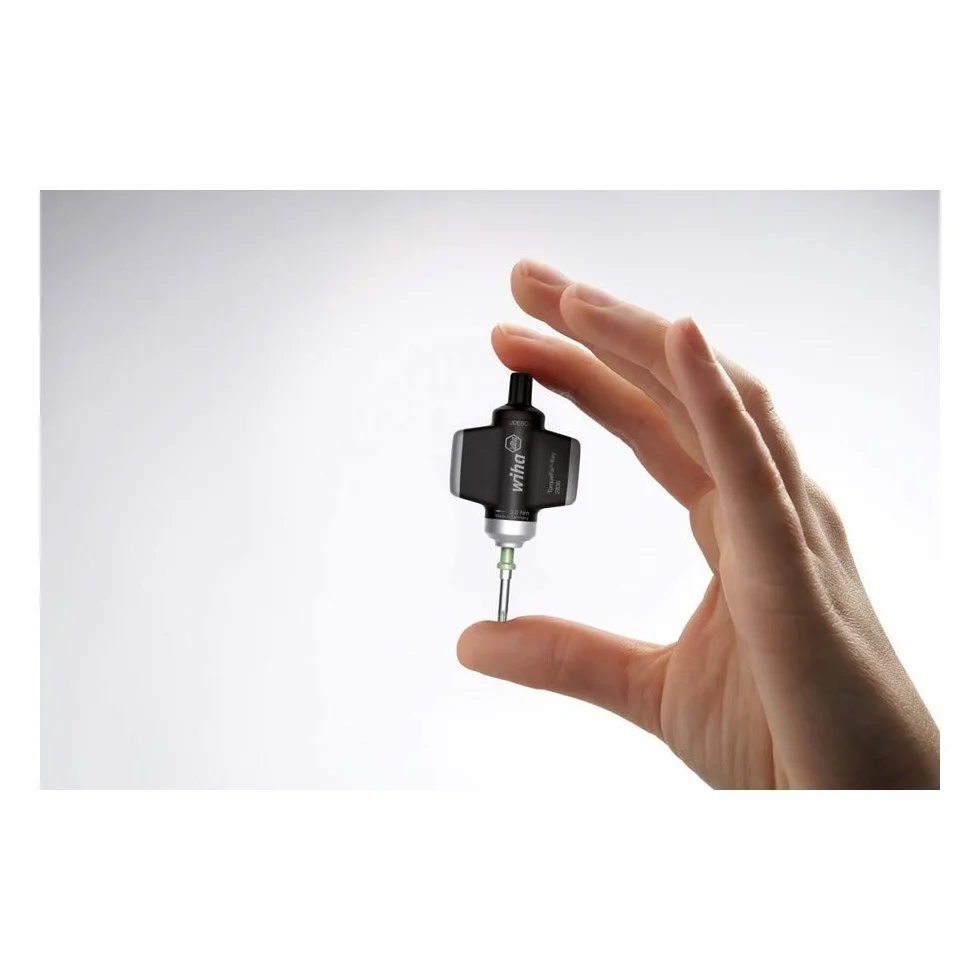 Wiha Precyzyjny wkrętak dynamometryczny z uchwytem na klucz TorqueFix Key ogranicznik momentu obrotowego (38616) 0,5 Nm, 4 mm do wkręcania,sygnał kliknięcia po osiągnięciu wartości momentu obrotowego