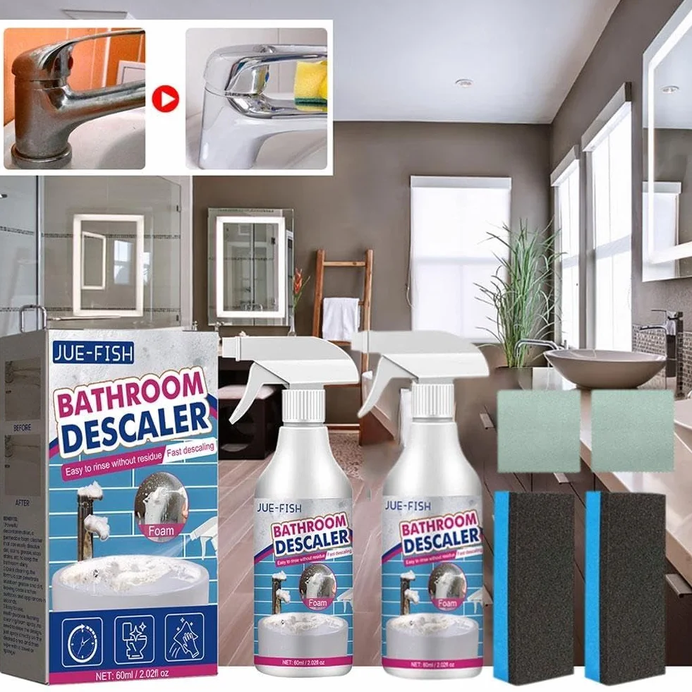Środek czyszczący do łazienki Spray uporczywy środek do czyszczenia plam usuń formę odkamienianie umywalka usuwanie kamienia oczyszczającego odkamienianie rdzy środek toaletowy
