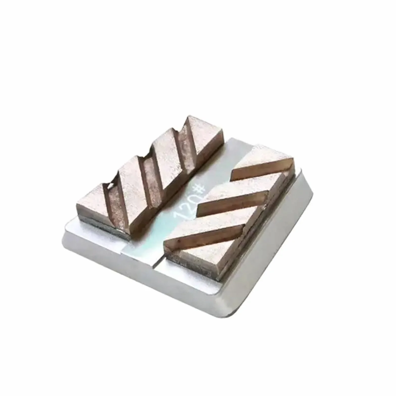 Xuro 2 pary 4 sztuki segmentu bloku szlifierskiego taśma metalowa akcesoria i części do narzędzi szlifierskich(120,For Marble)