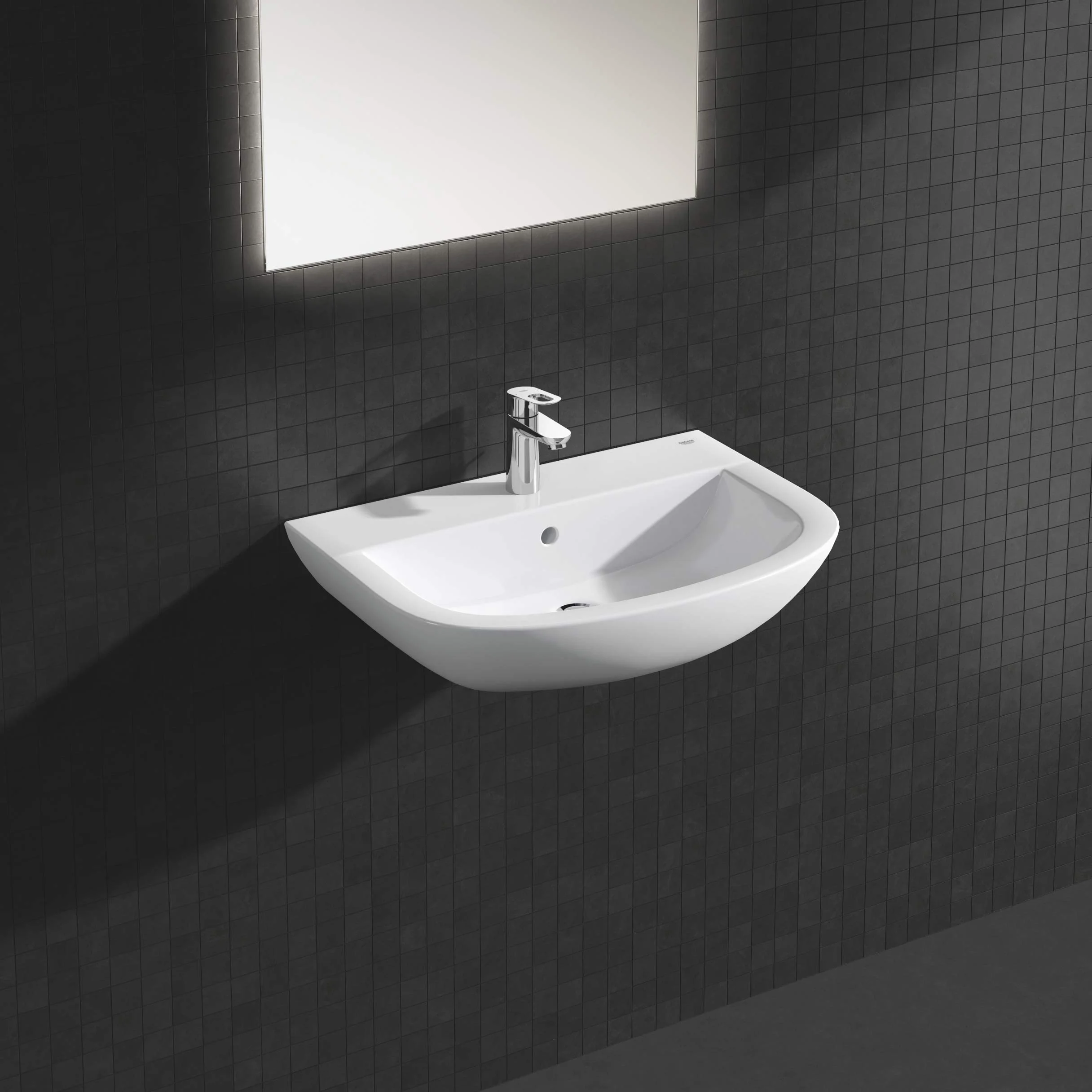 Grohe Bateria Umywalkowa, Srebrny, S