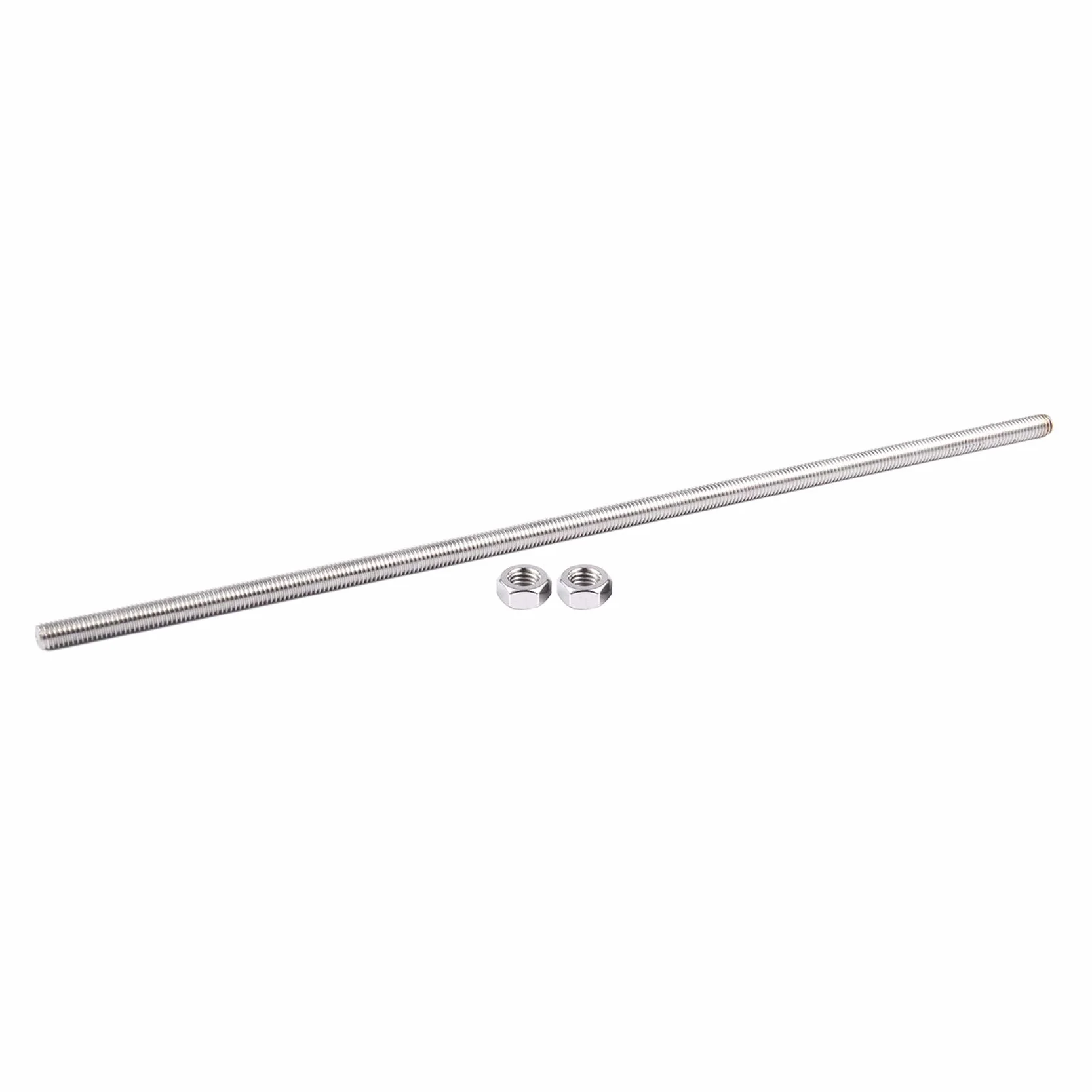 3 x pręt gwintowany ze stali nierdzewnej 320 mm x M8 srebrny odcień