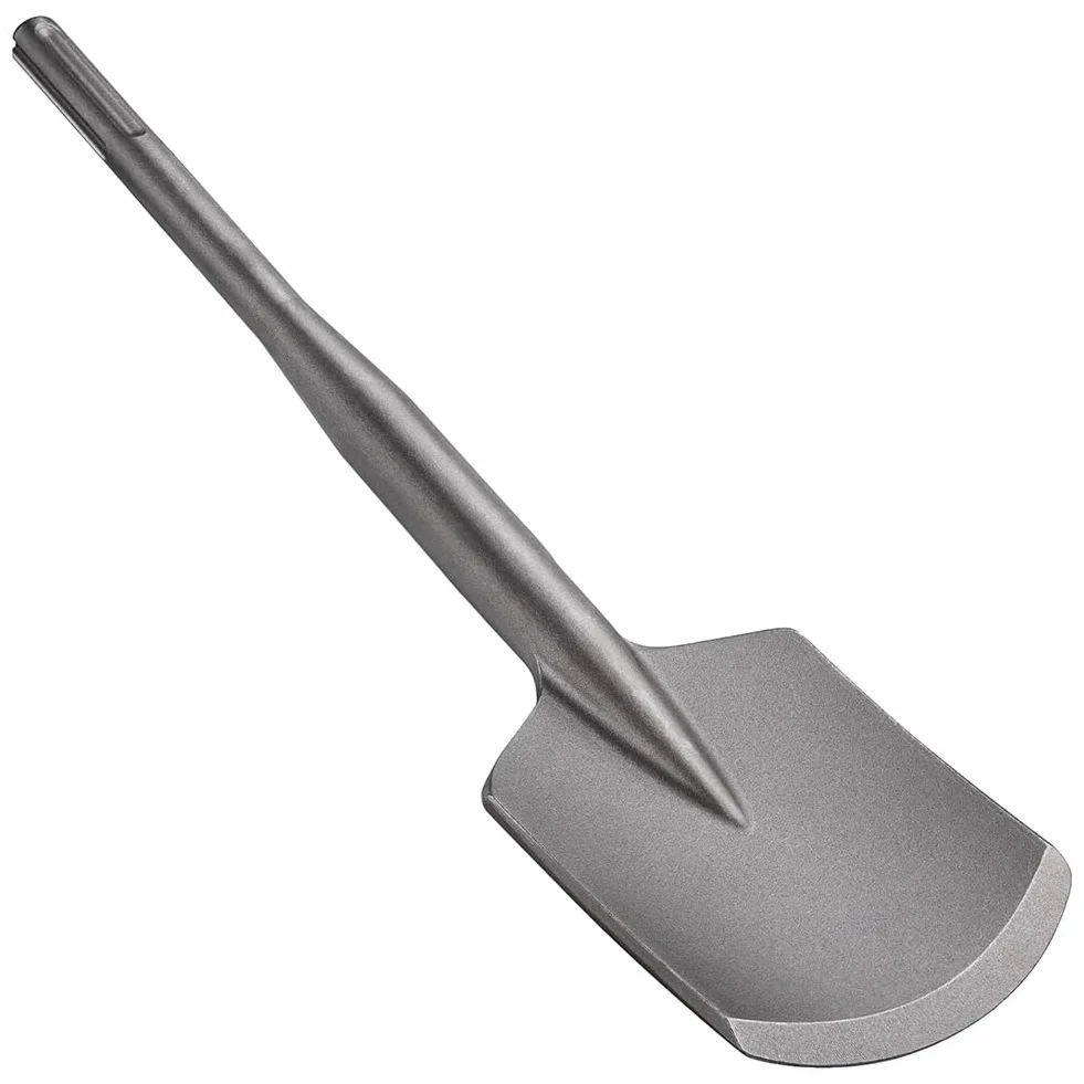 Wytrzymałe wiertło SDS Max Clay Spade Drill Bit 4 1/5.1 cm x 43 cm. Stalowa łopatka do zaprawy Załącznik Rozszerzone narzędzie do mieszania cementu