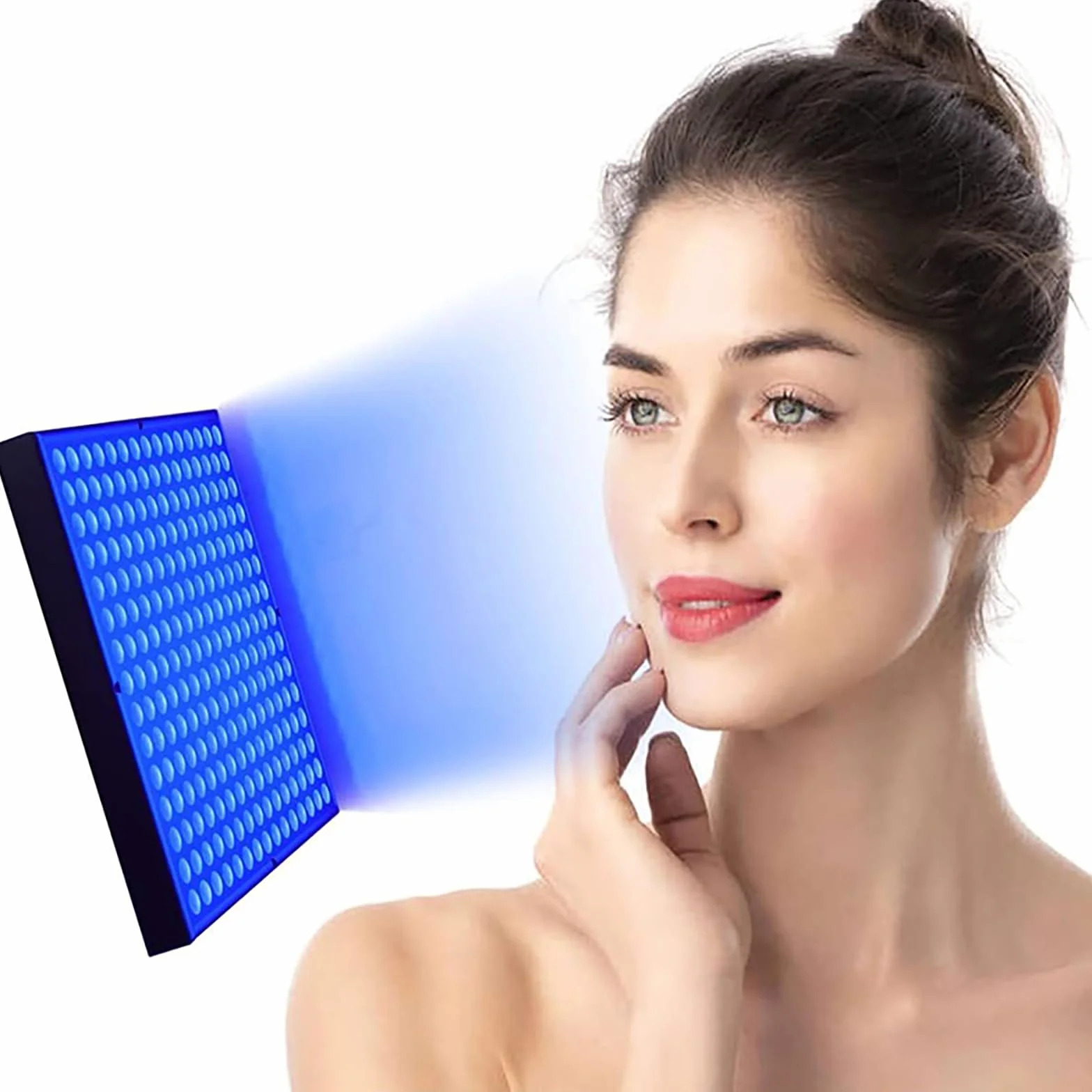 Lampa opalająca z okularami i stojakiem 460 nm UV do terapii światłem niebieskim S-U-N Ta-N-Ning Light