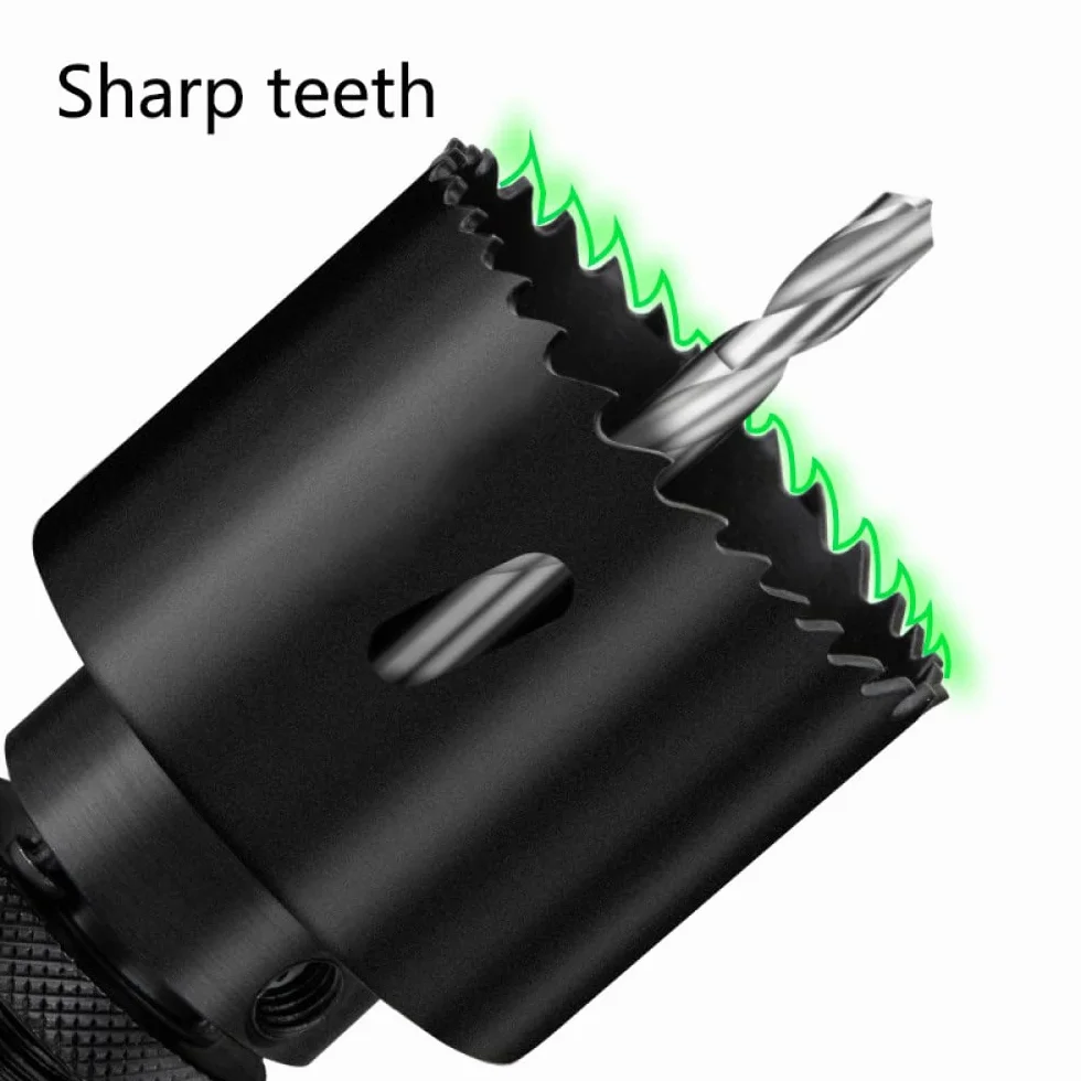 Otwornica 1 sztuk 35-114mm Bi-Metal M42 otwornice Bit do obróbki drewna żelazo ze stali nierdzewnej plastikowy zestaw do cięcia aluminium, b