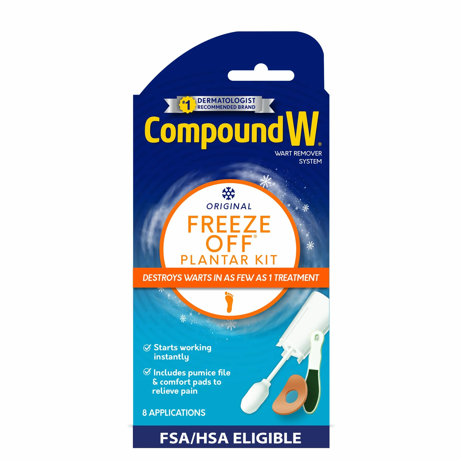 Compound W Freeze Off Plantar Zestaw 8 zastosowań