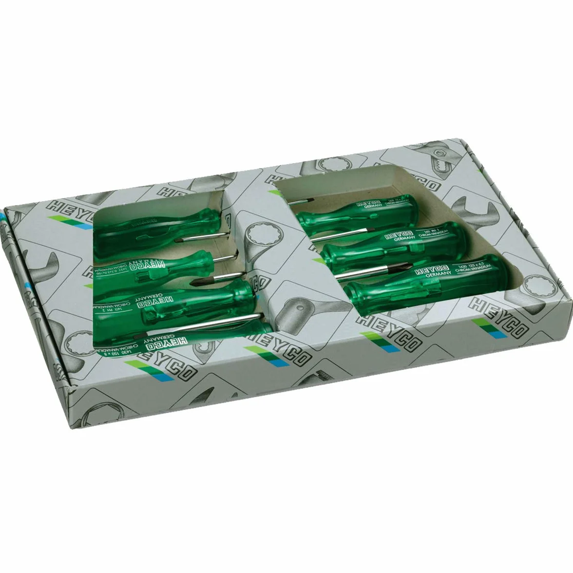 Heyco 1456000080 zestaw wkrętaków 1456" 7-częściowy