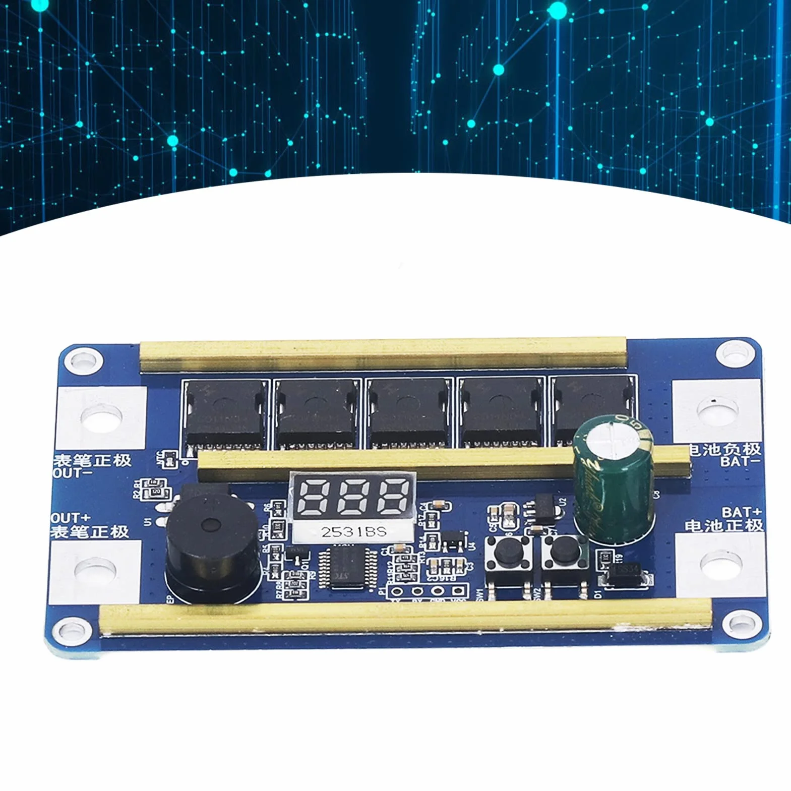 Z99 Zgrzewarka Punktowa Płytka Drukowana, 3-Cyfrowy Wyświetlacz Cyfrowy Mini DIY Zgrzewarka Punktowa Przechowywanie Baterii Zgrzewarka Punktowa Zestaw 12v Dc 32650