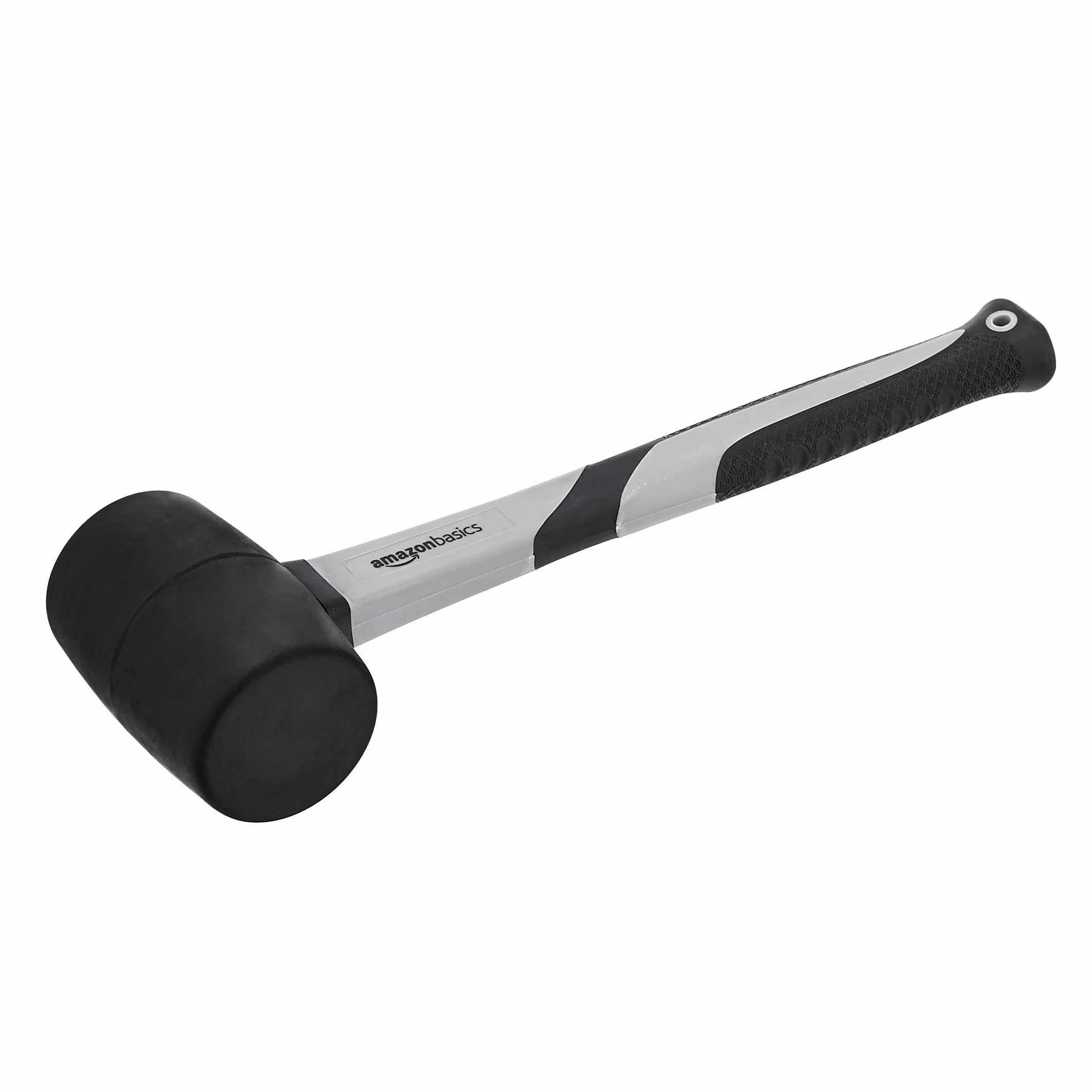 Amazon Basics – młotek z rączką z włókna szklanego, 450 g, czarny.