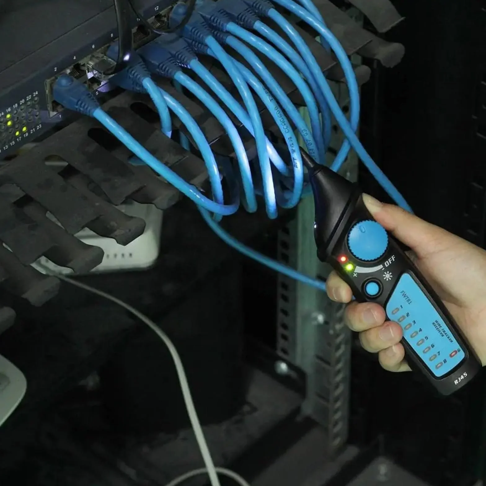 Lokalizator kabli sieciowych RJ45 LAN Finder Signal RJ11 Telefoniczny przewód TV Tester linii elektrycznej 5G Cat5 Cat6 Testy transmisji