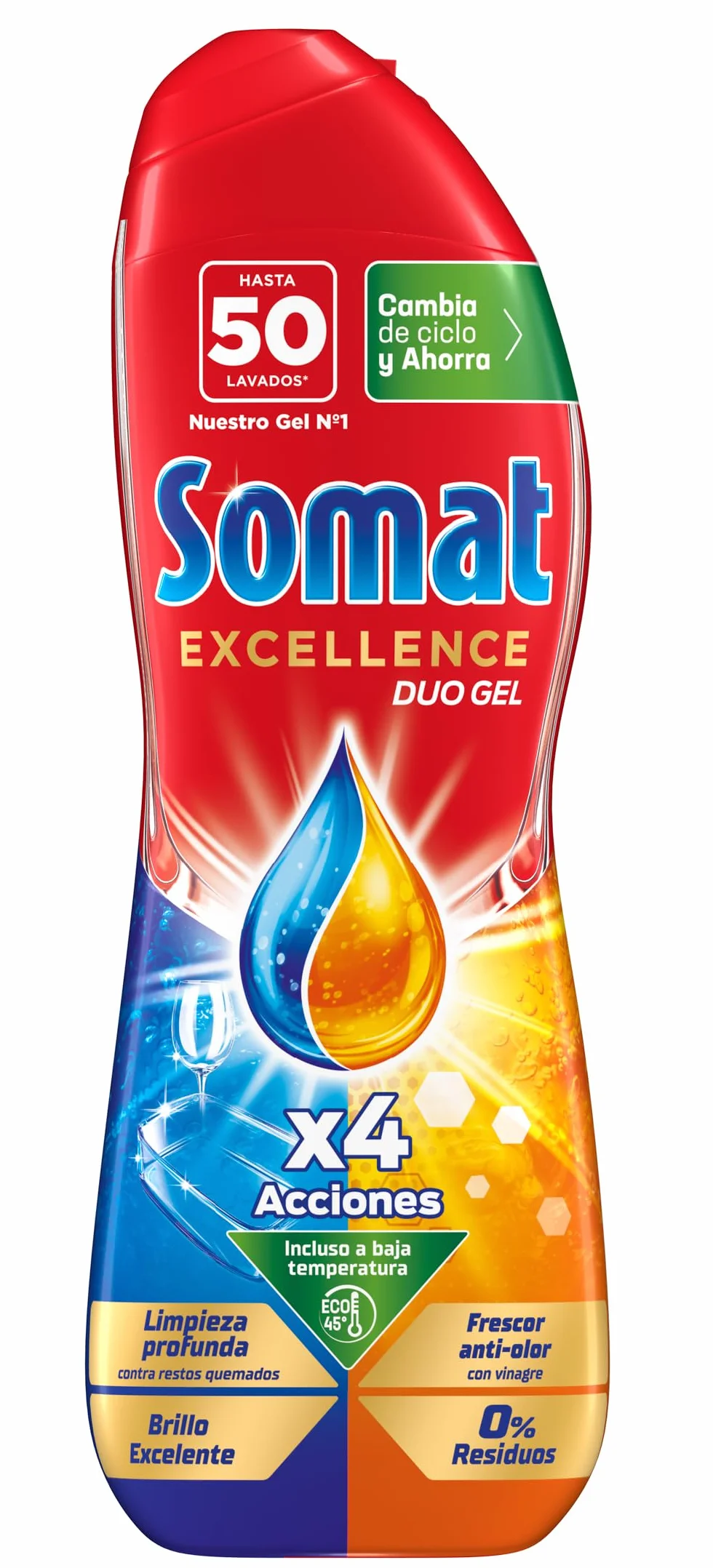 Somat Oro Żel do Zmywarek, 2 x 900 ml