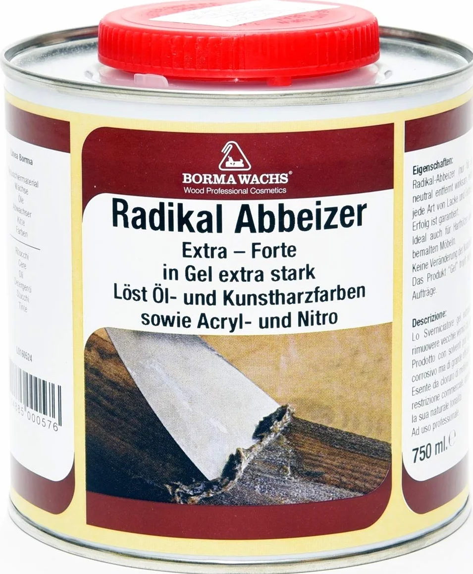 Środek do usuwania farb Mocny Power 0,75 litra Żel do usuwania lakieru DMC bez DMC Środek do usuwania farb