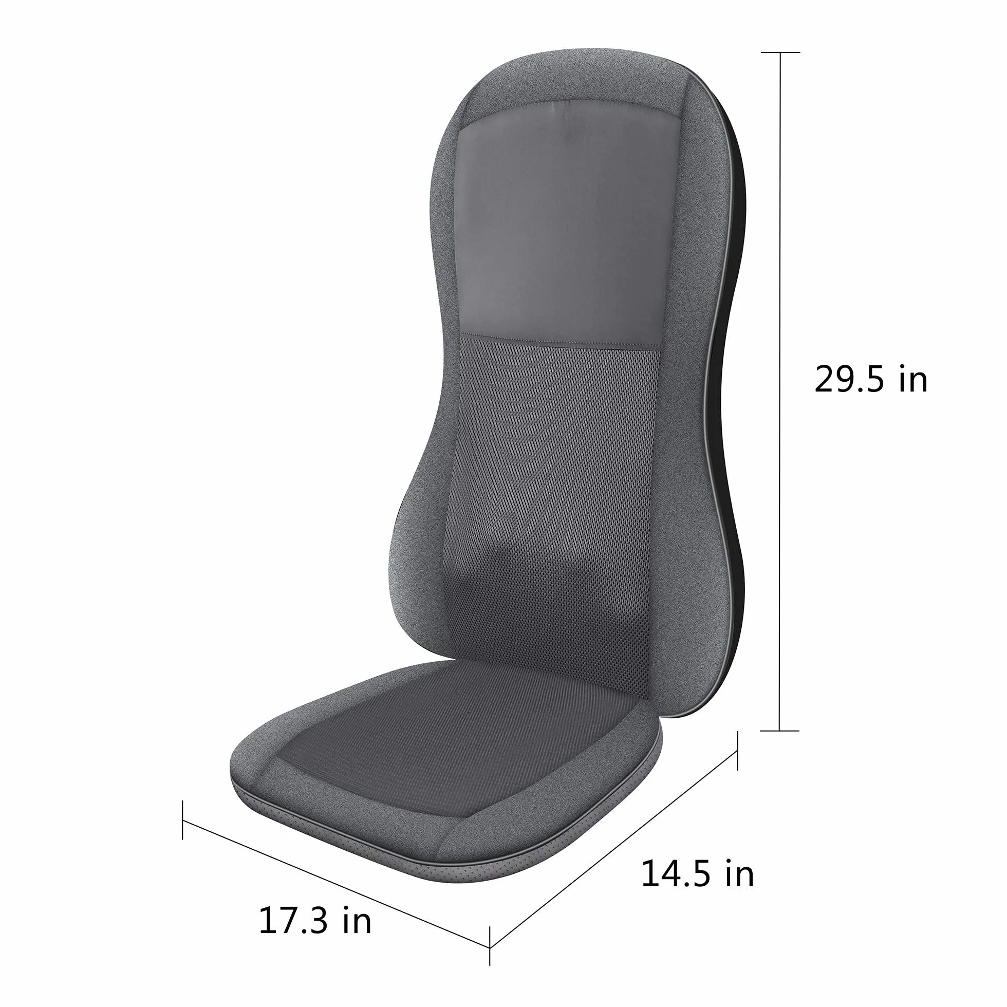 Comfier Masażer całego pleców z ciepłem Shiatsu 2D/3D 10 węzłów masażu poduszka do masażu