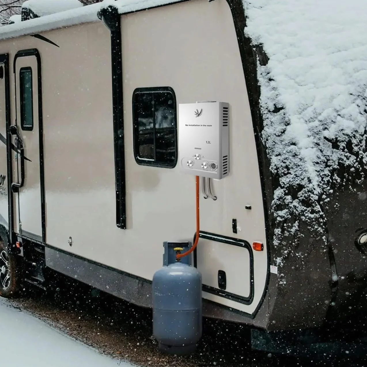 18L 36KW Gazowy podgrzewacz ciągły LPG, podgrzewacz wody, podgrzewacz przepływowy, bojler na wodę, podgrzewacz wody na ciepłą wodę, bojler bezzbiornikowy, bojler natychmiastowy do domu, kampowania